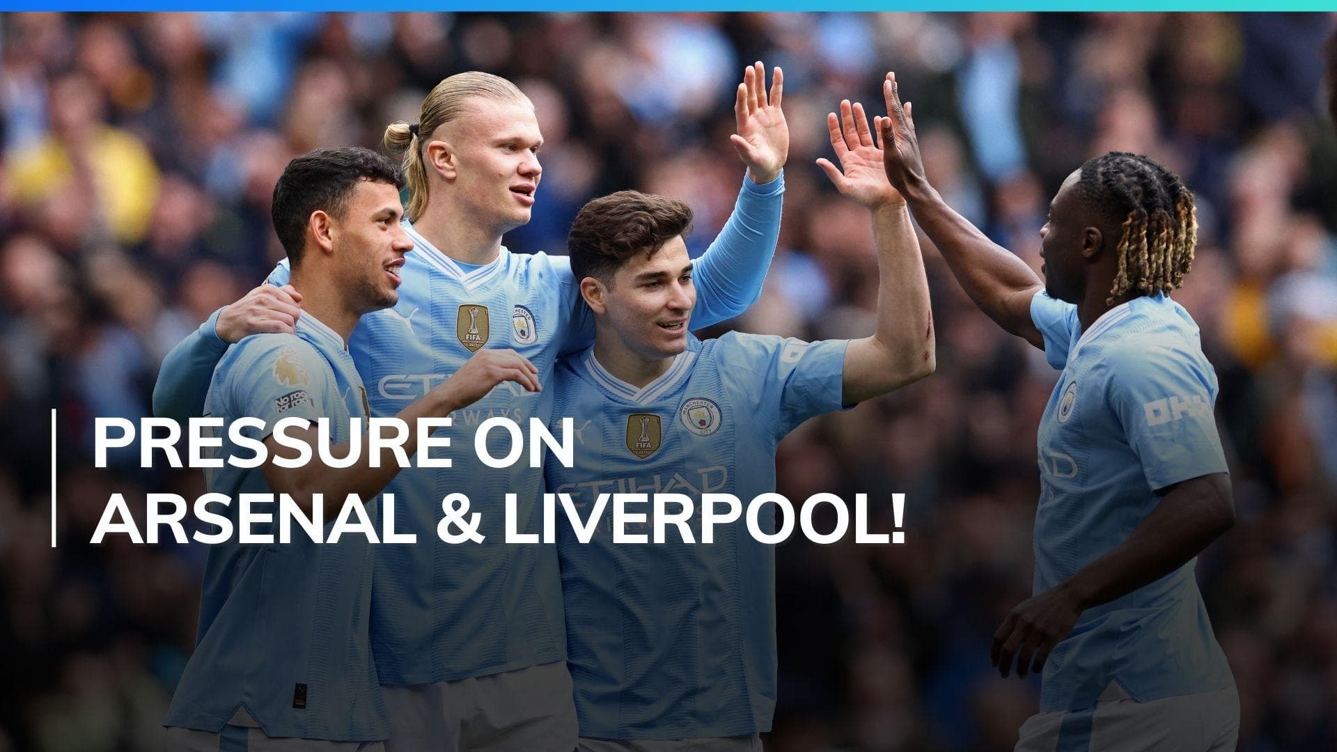 Premier League: Erling Haaland scores as Manchester City routs Luton 5-1 to take top spot