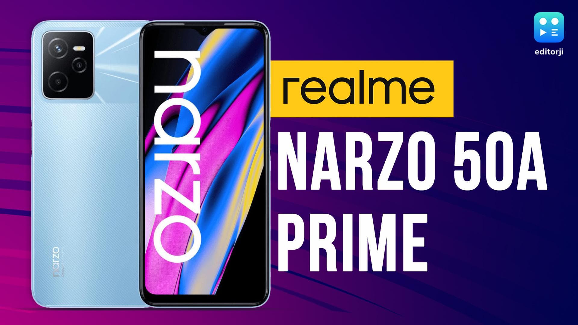 Realme Narzo 50A Prime भारत में हुआ लॉन्च; जानिये क्या है खूबियां