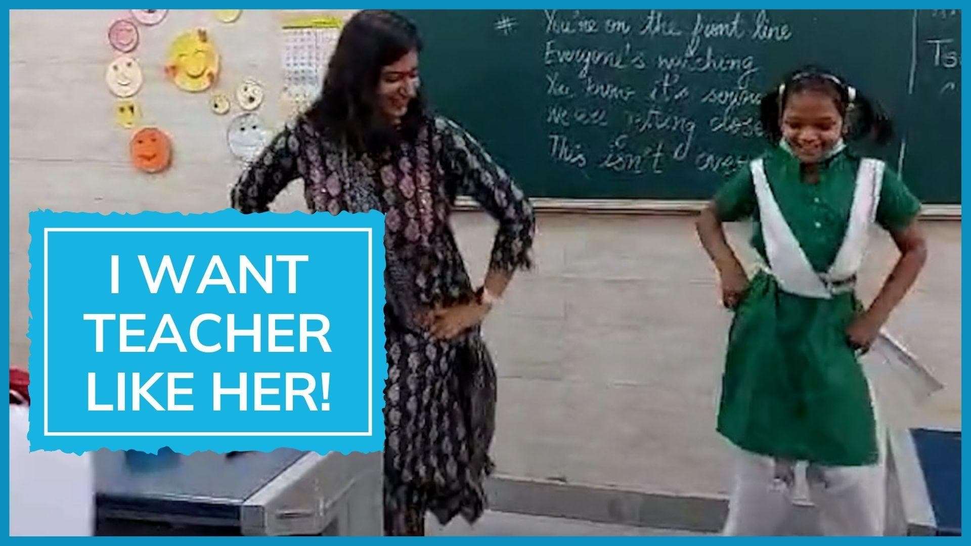 Delhi school teacher encourages student to dance on Haryanvi song: watch what followed