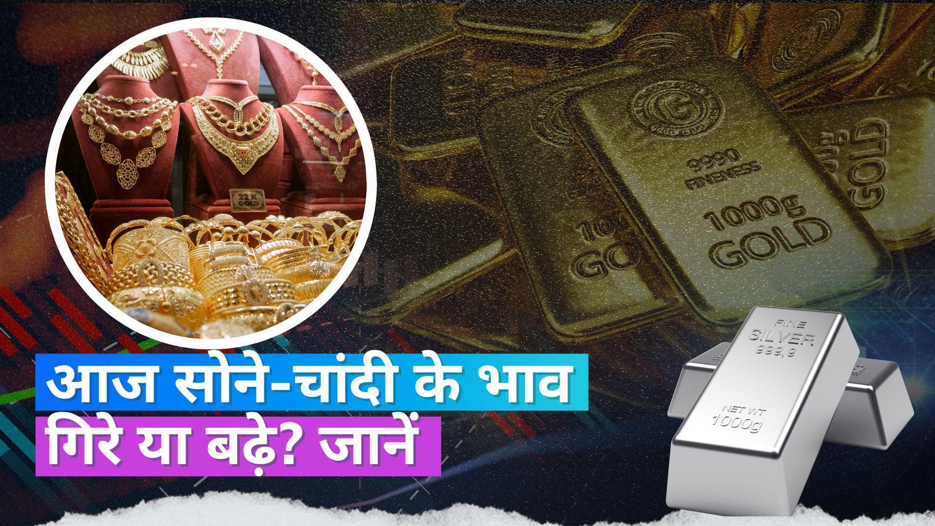 Gold- Silver Price Today: सोना- चांदी महंगा हुआ या सस्ता, खरीददारी से पहले चेक करें भाव