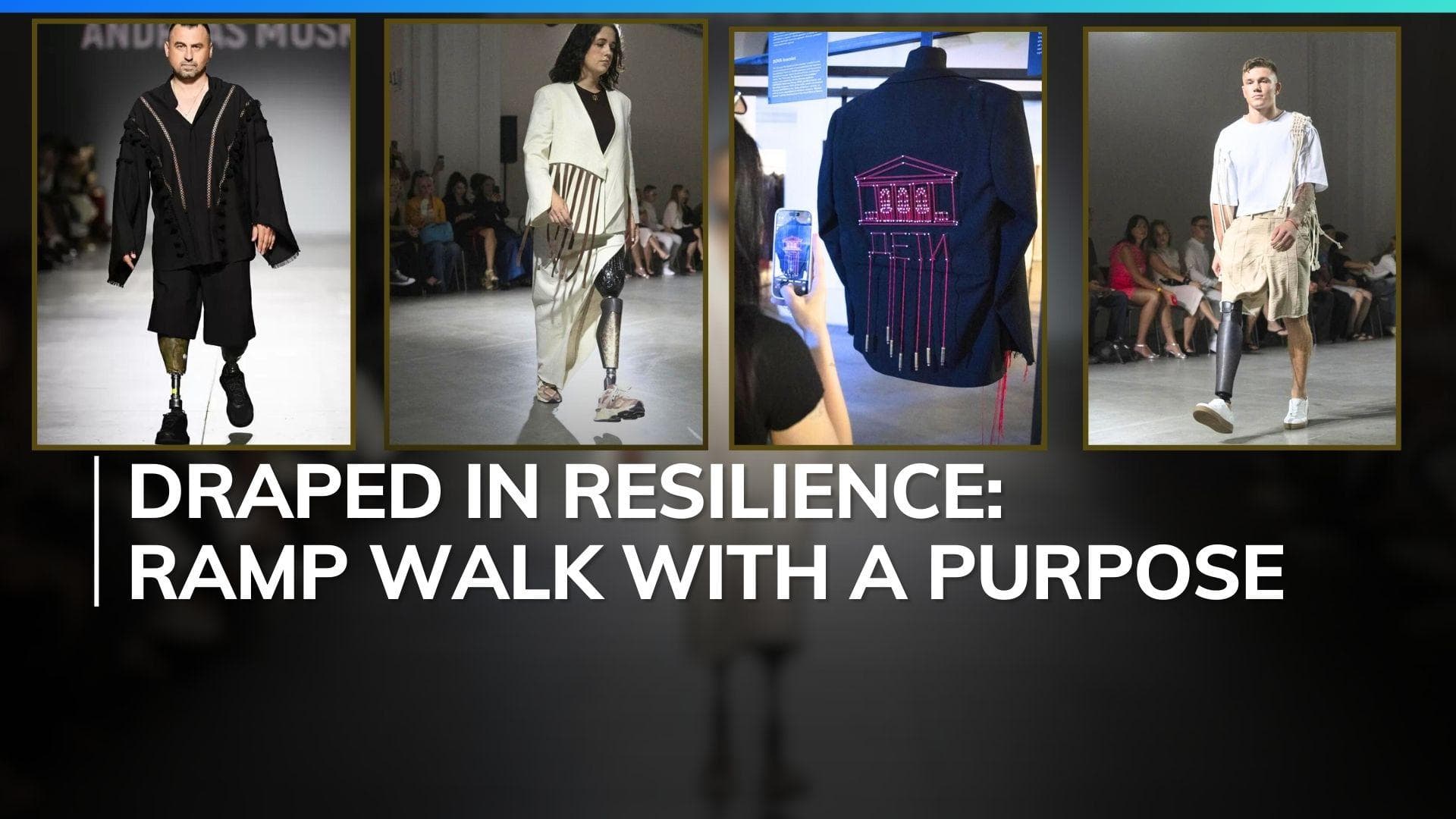 Striking Statement From Ukraine Fashion Show: War Survivors Strutted The Ramp