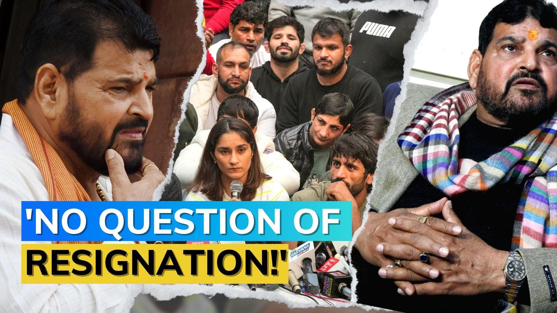 Wrestlers vs Federation: Brijbhushan Sharan Singh opens up on his resignation