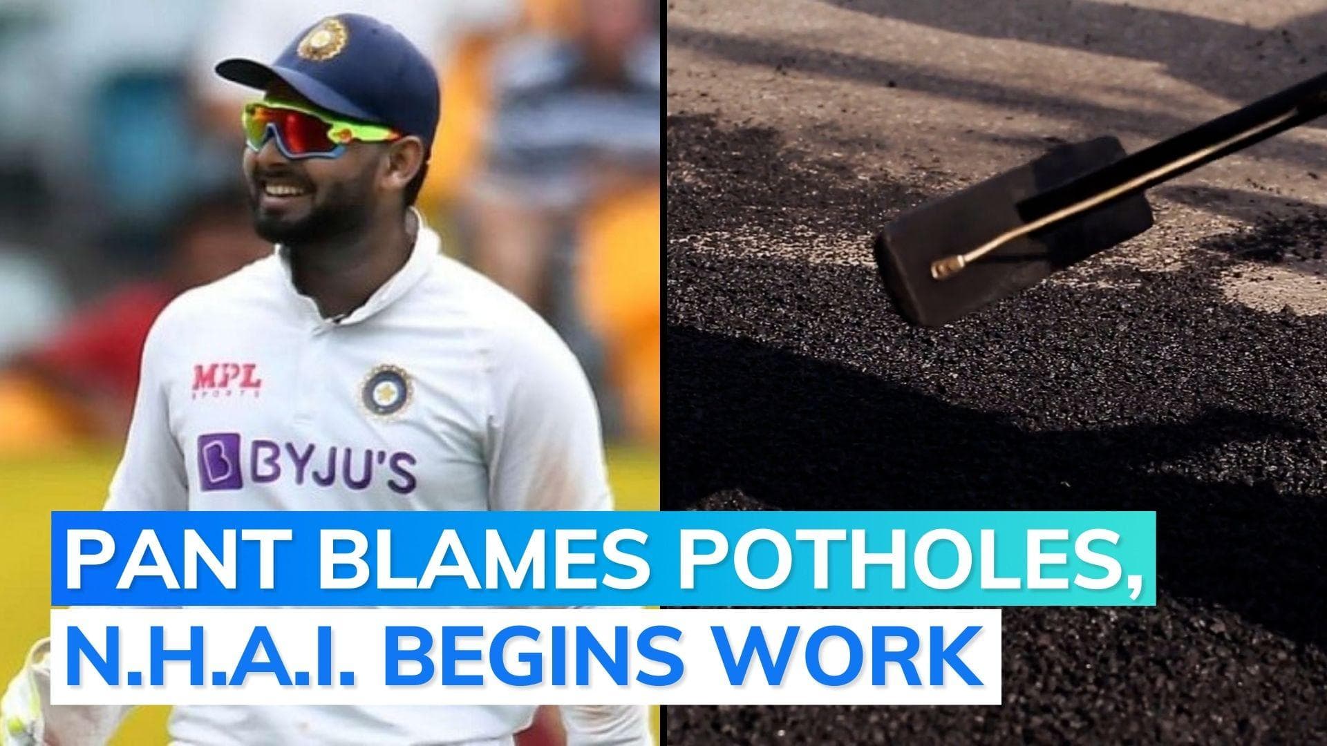 Rishabh Pant accident: NHAI fills potholes near site a day after cricketer's crash, say reports