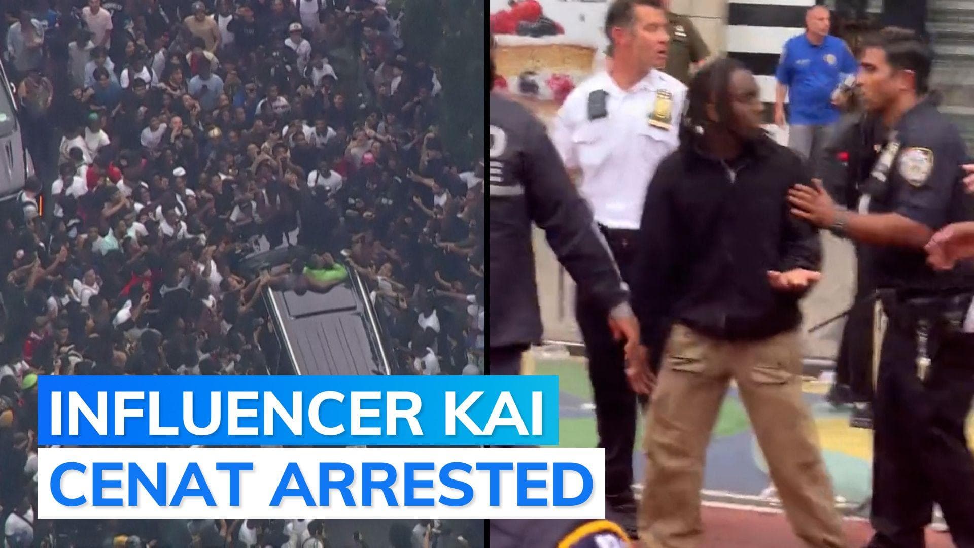 Gaming giveaway: police action after fans of young influencer create ruckus in New York