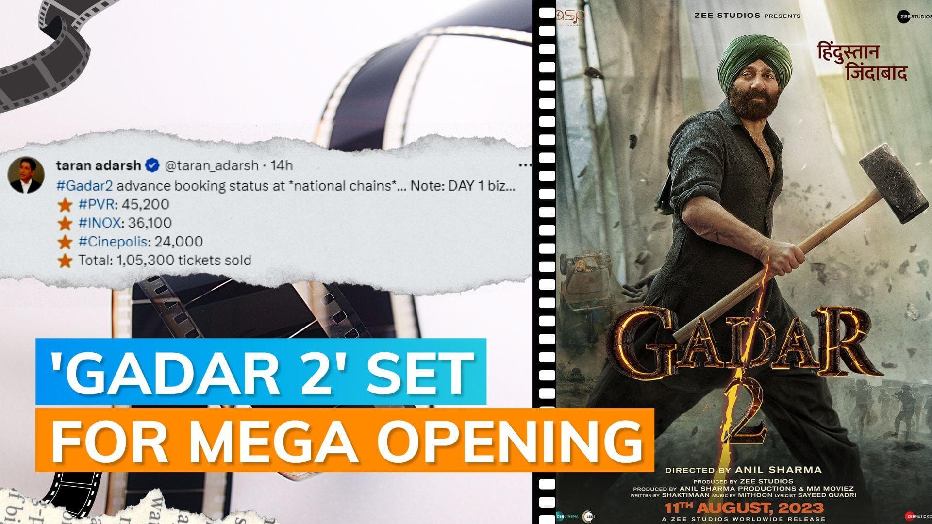'Gadar 2': Advance ticket sales of Sunny Deol starrer in single-screen cinemas better than 'Pathaan'