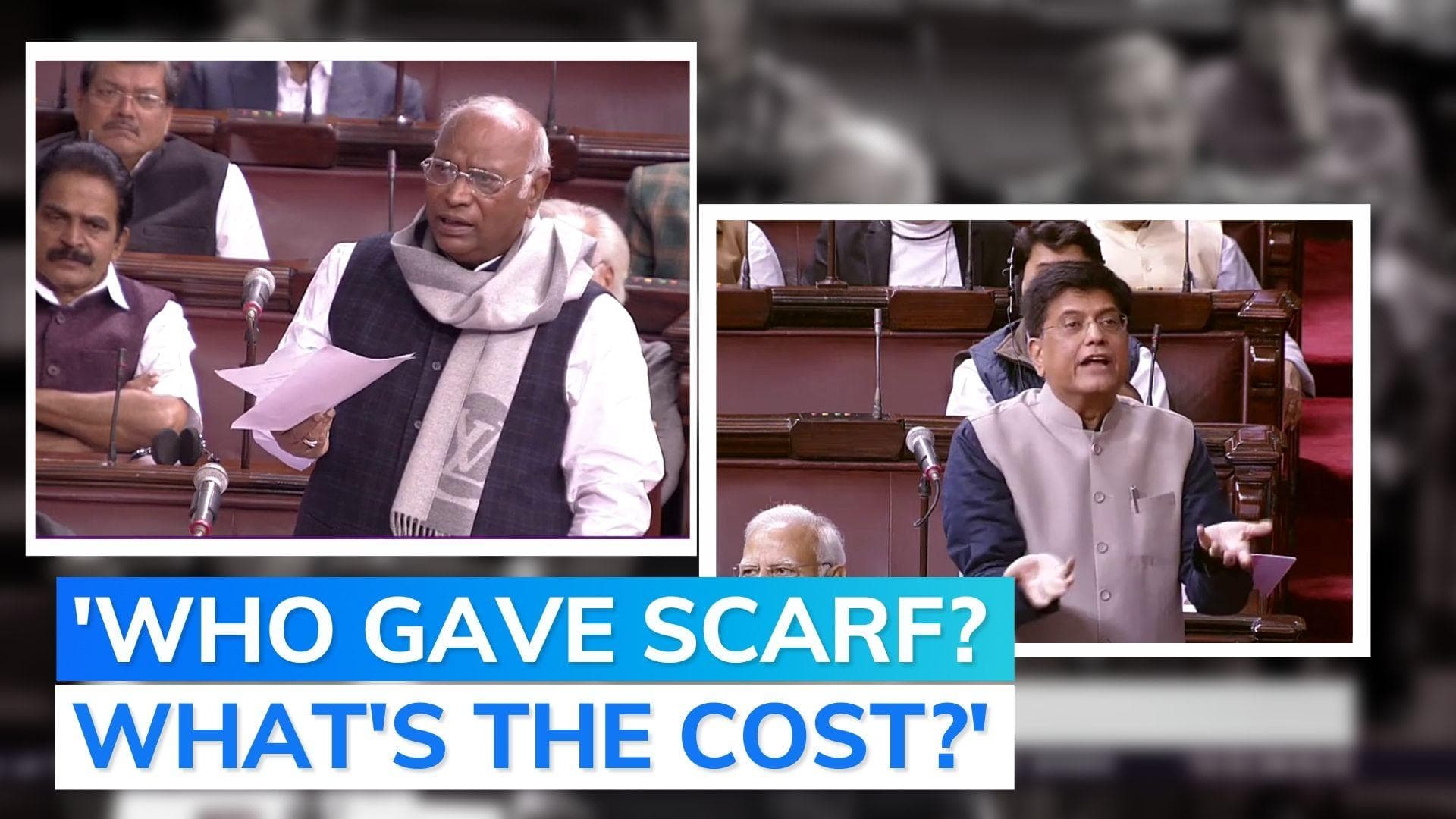 Adani row: Louis Vuitton scarf worn by Congress chief Kharge in Parliament invites BJP attack