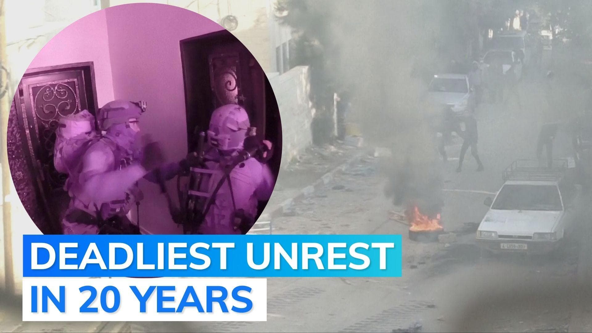 Israeli troops kill 10 Palestinians in West Bank raid in deadliest unrest in two decades: Reports