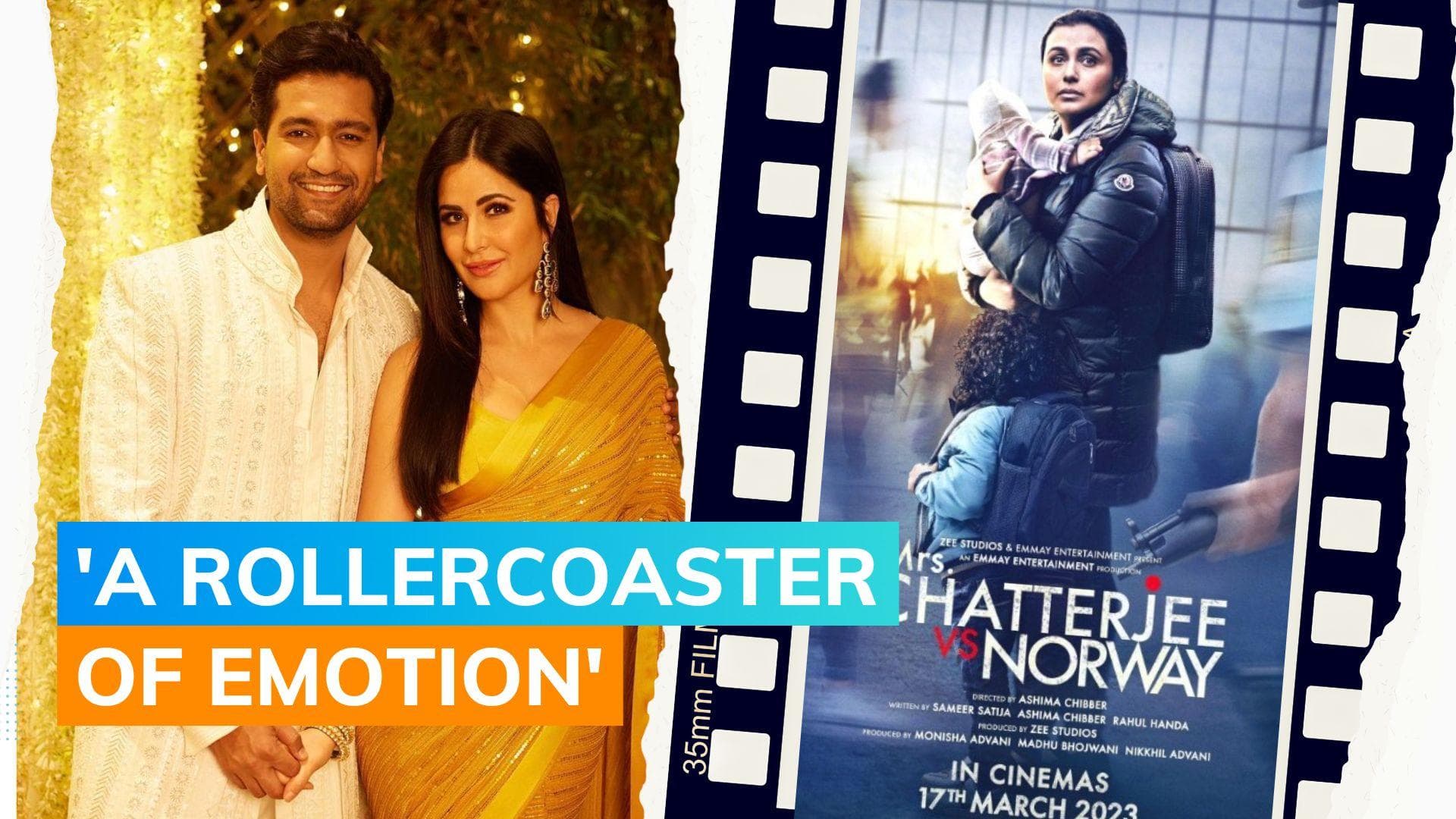 ‘Mrs. Chatterjee Vs Norway’: Katrina Kaif, Vicky Kaushal review film, praise Rani Mukerji’s performance