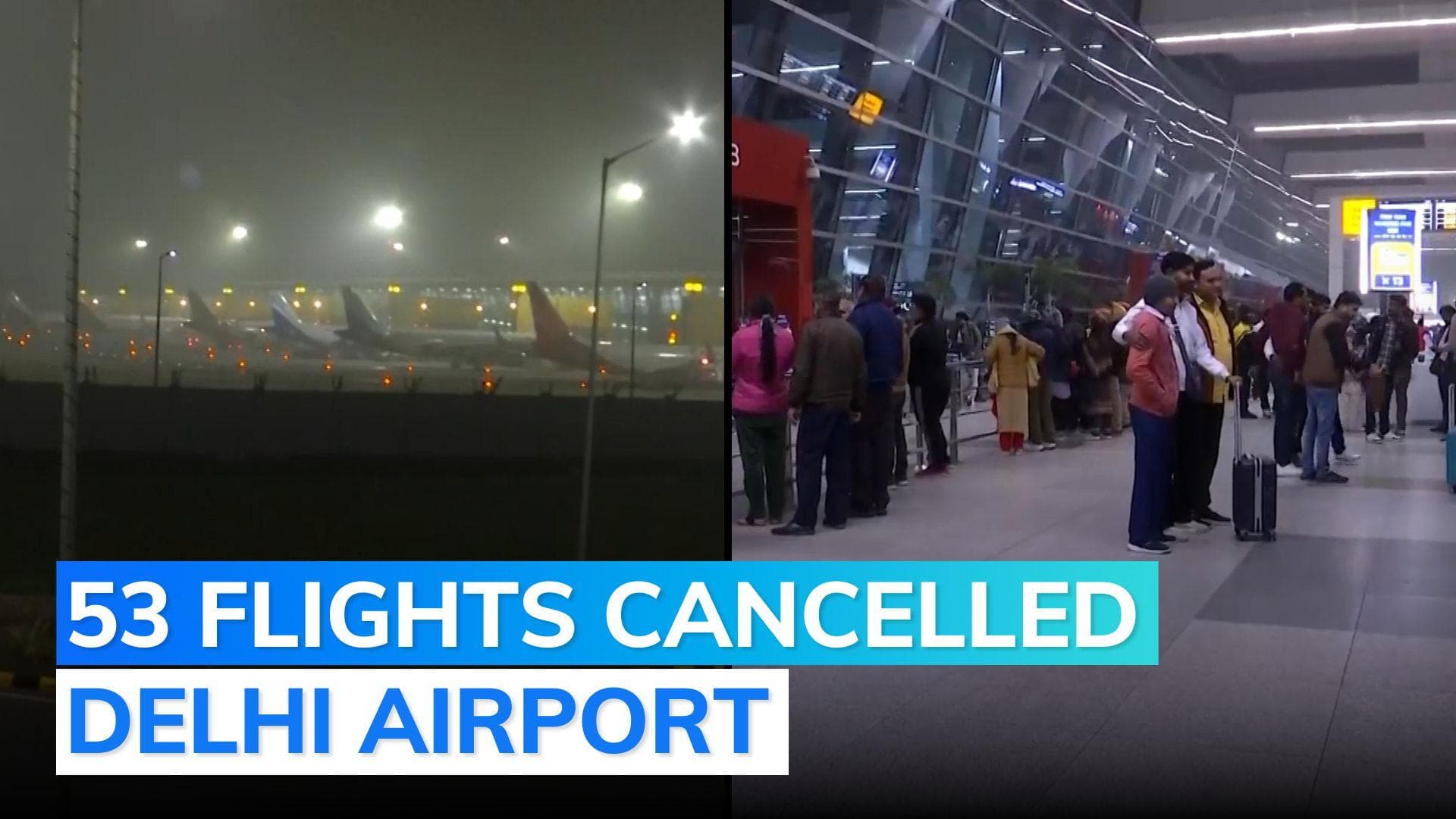 About 120 flights affected at Delhi airport due to fog