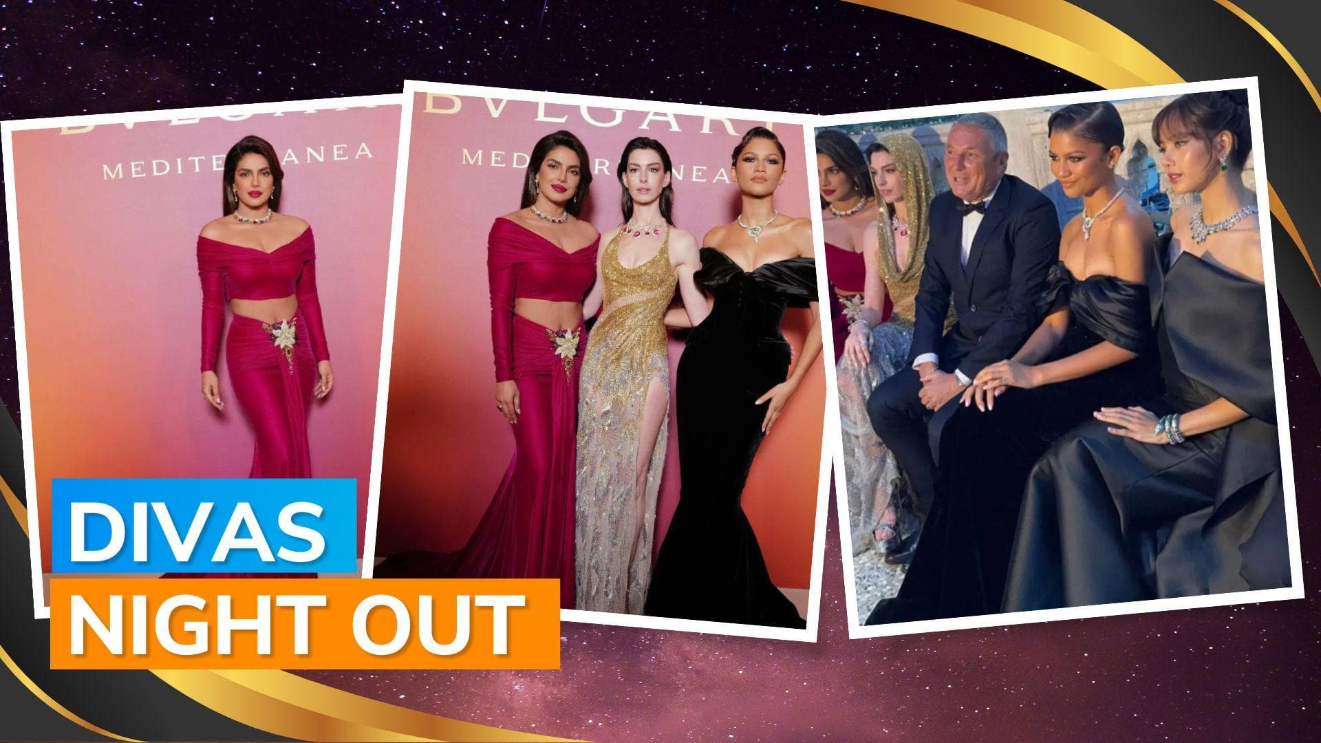 Priyanka Chopra, Zendaya, Anne Hathaway, BLACKPINK Lisa look gorgeous at Bulgari event