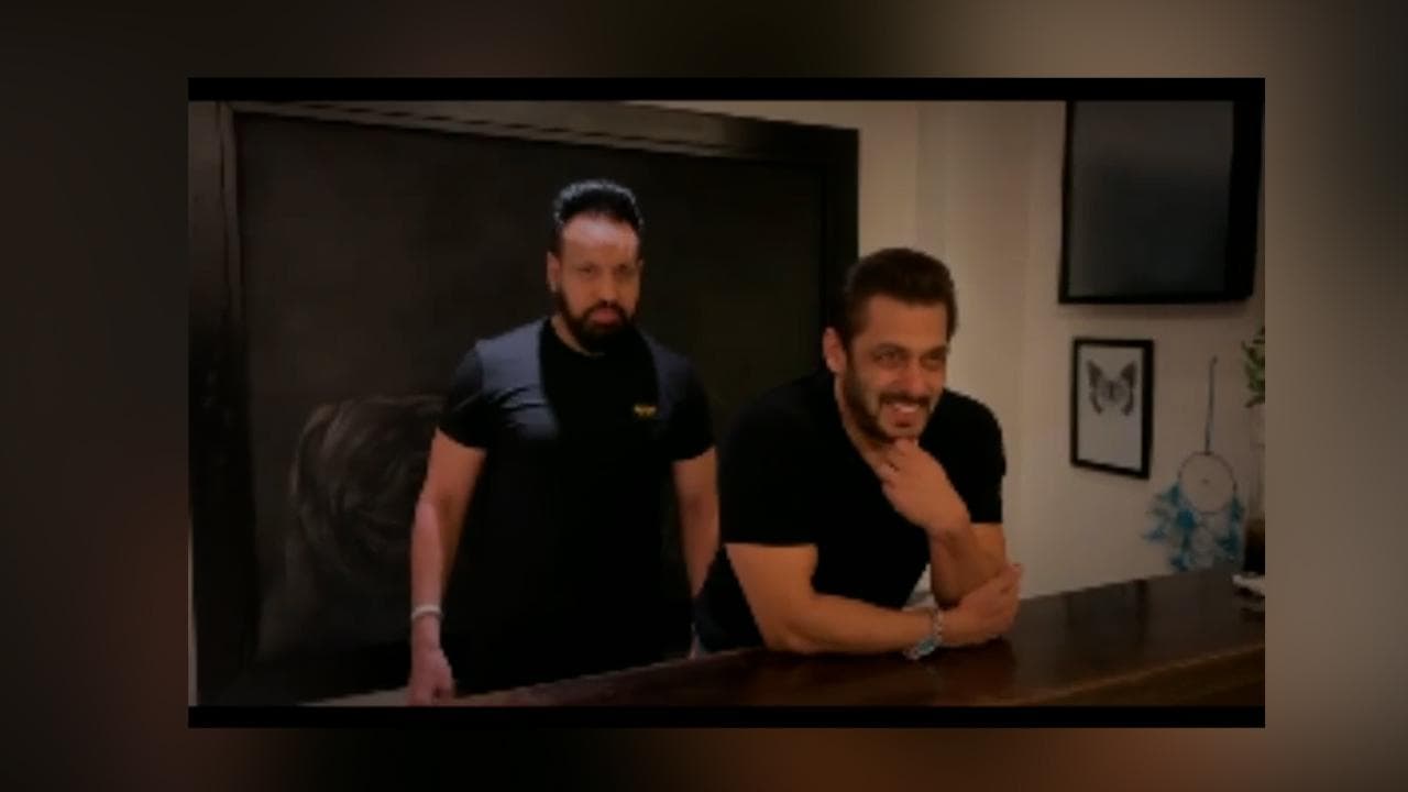 Salman Khan के बॉडीगार्ड शेरा ने बोला 'Antim' का डायलॉग, एक्टर बोले- 'आज तो ये सच में गया'