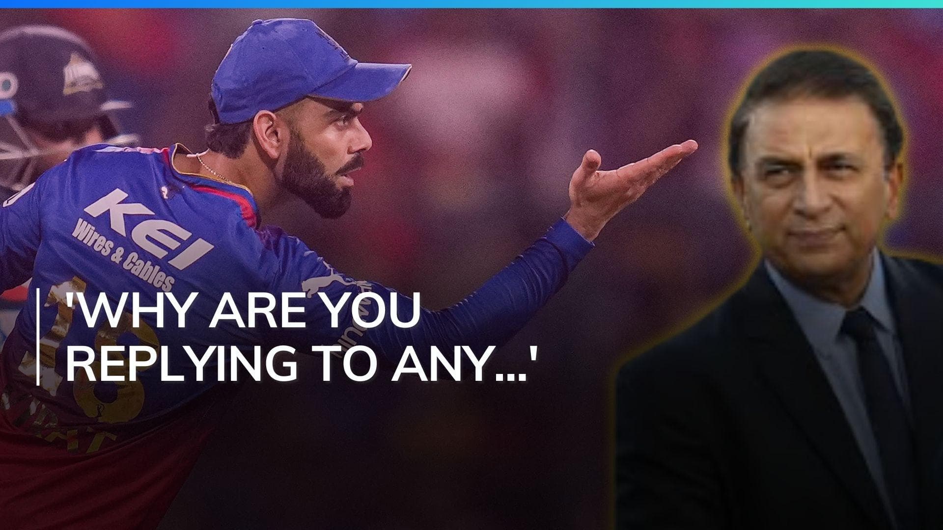 'We don't have agendas': Sunil Gavaskar fires back at Virat Kohli over his strike rate rant