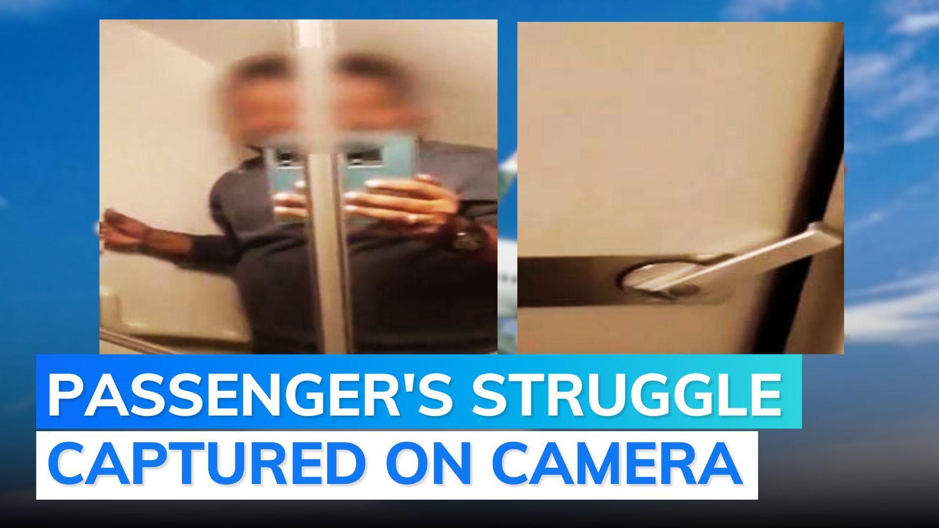 Video of SpiceJet flyer stuck inside plane toilet goes viral | Watch