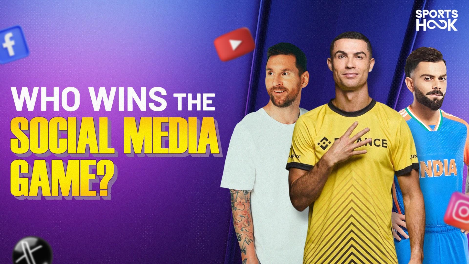 5 Most Followed Sports Personalities Across Social Media Platforms ft. Cristiano Ronaldo