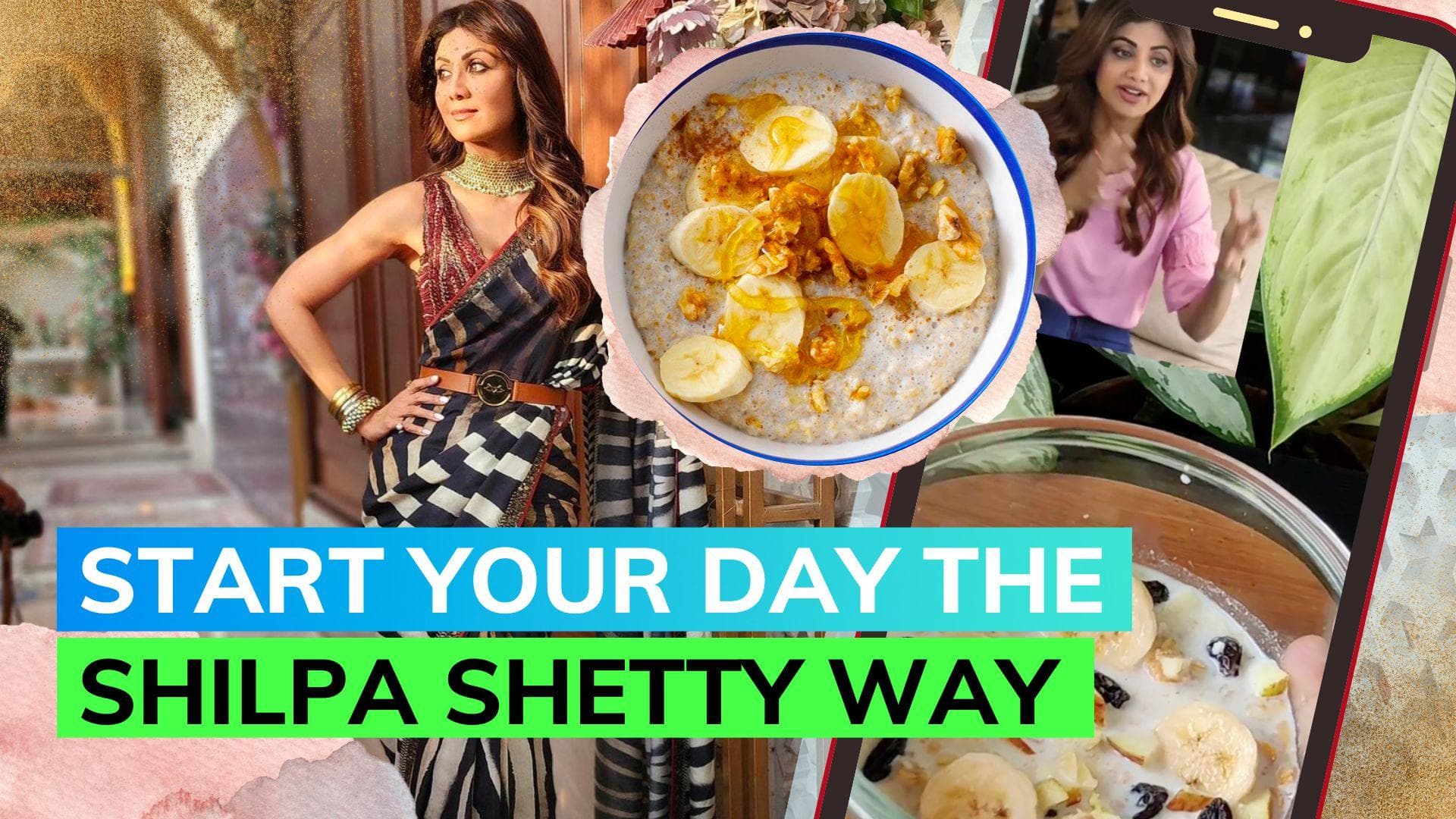 Shilpa Shetty's high-fibre breakfast is a must to start a healthy morning