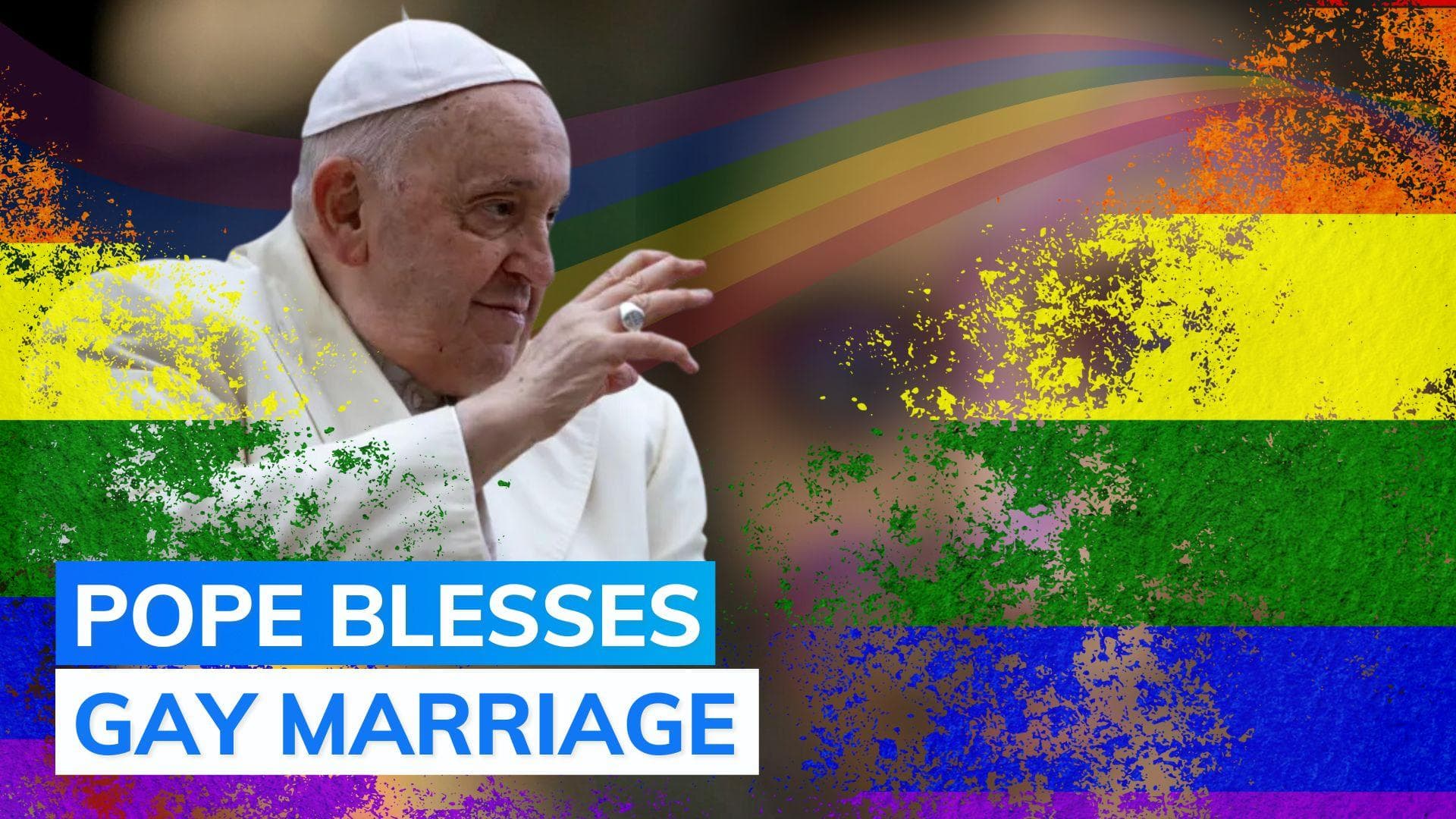 Pope Francis: priests can bless same-sex unions