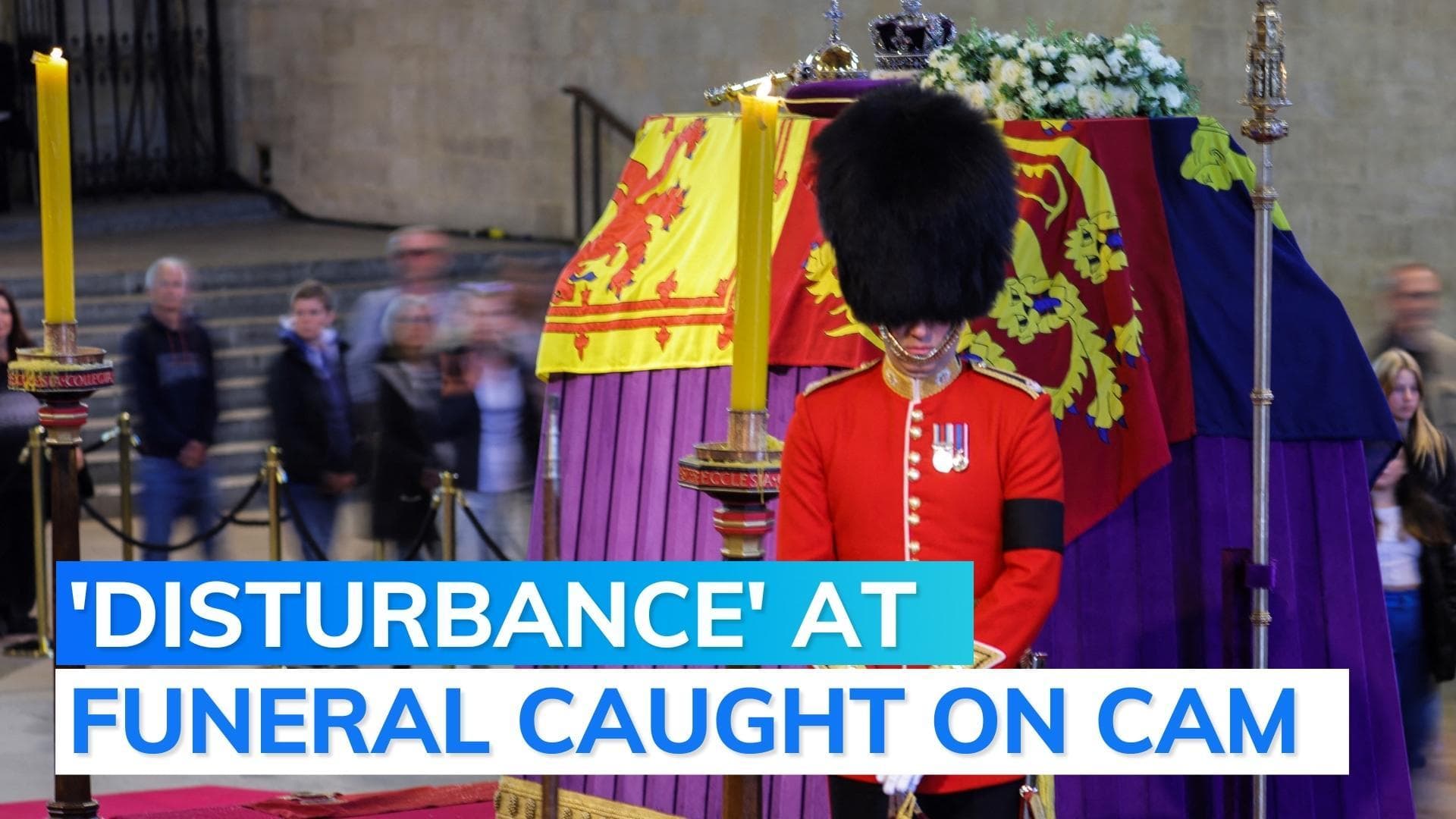Queen Elizabeth funeral: Man arrested for rushing towards coffin in UK | WATCH
