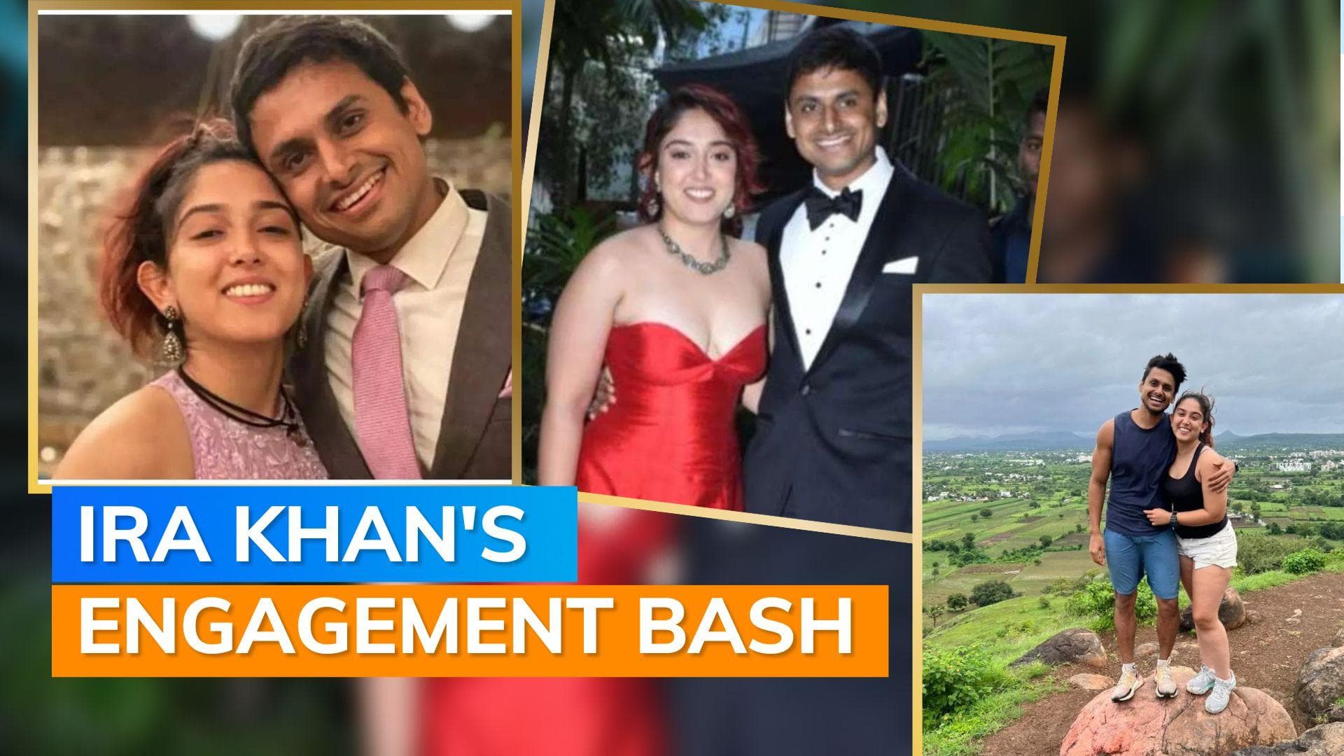 Ira Khan gets engaged to Nupur Shikhare in Mumbai; Aamir Khan, Reena Dutta bless their daughter