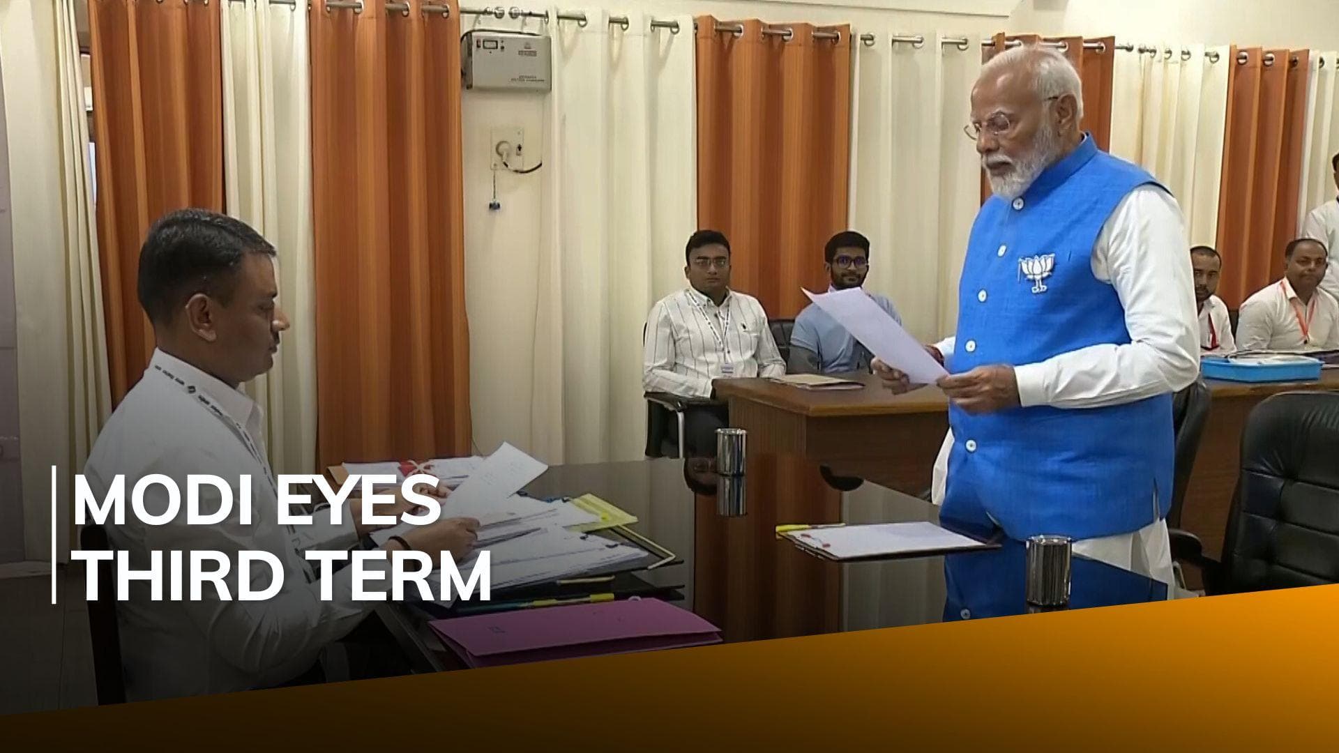 PM Modi files nomination papers in Varanasi