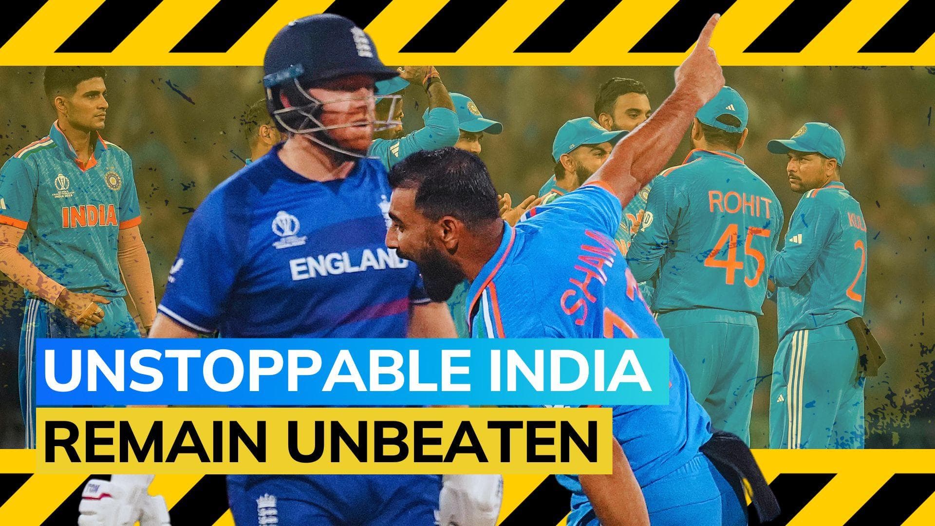 IND vs ENG: Dominant India thrash England by 100 runs to continue 100% record | ICC Cricket World Cup