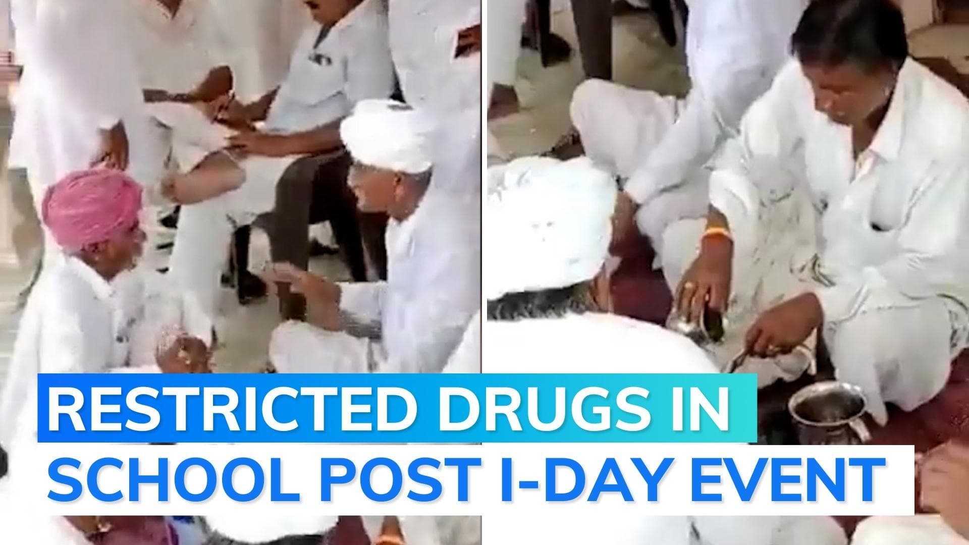 Video: Opium, poppy husk served, consumed in Rajasthan school post I-Day celebrations
