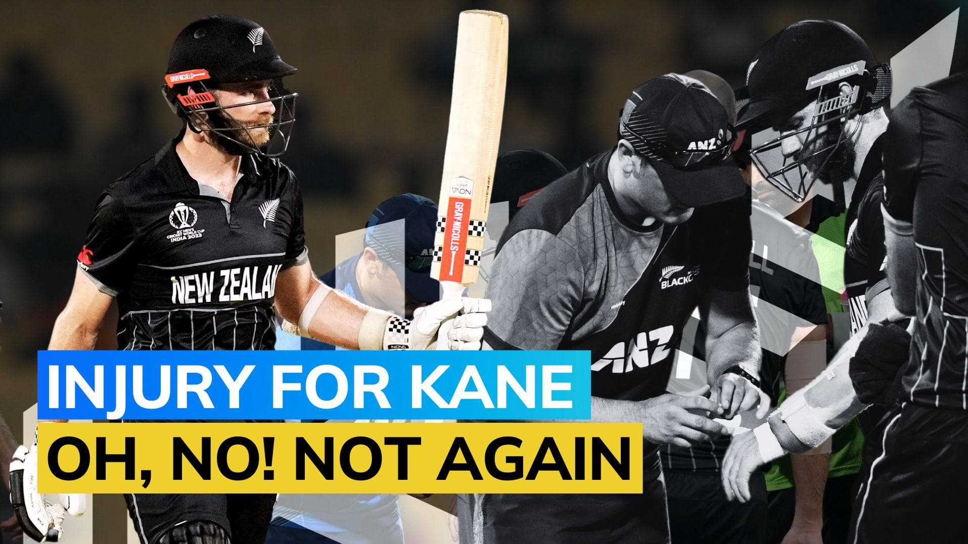 ODI World Cup 2023: Kane Williamson suffers another injury on return to international cricket