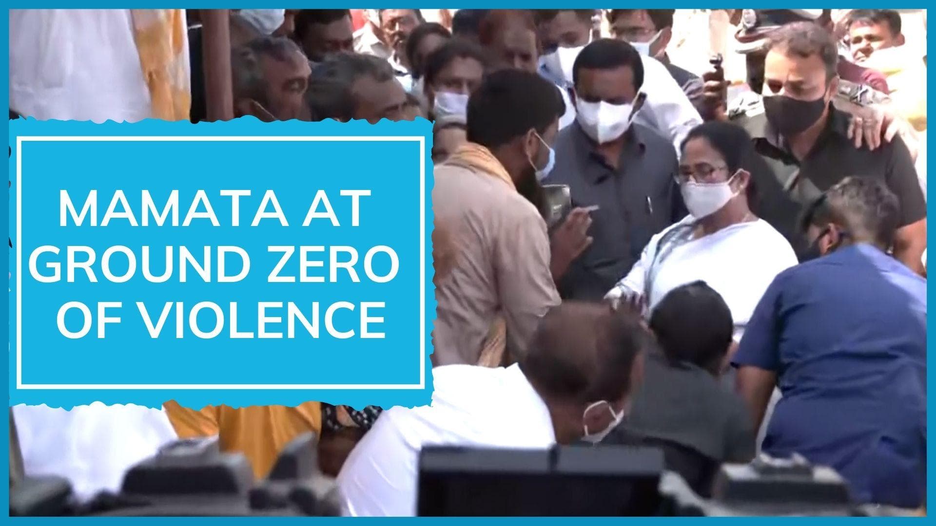 Watch: Mamata Banerjee at spot where 8 people were burned alive in Birbhum village in West Bengal