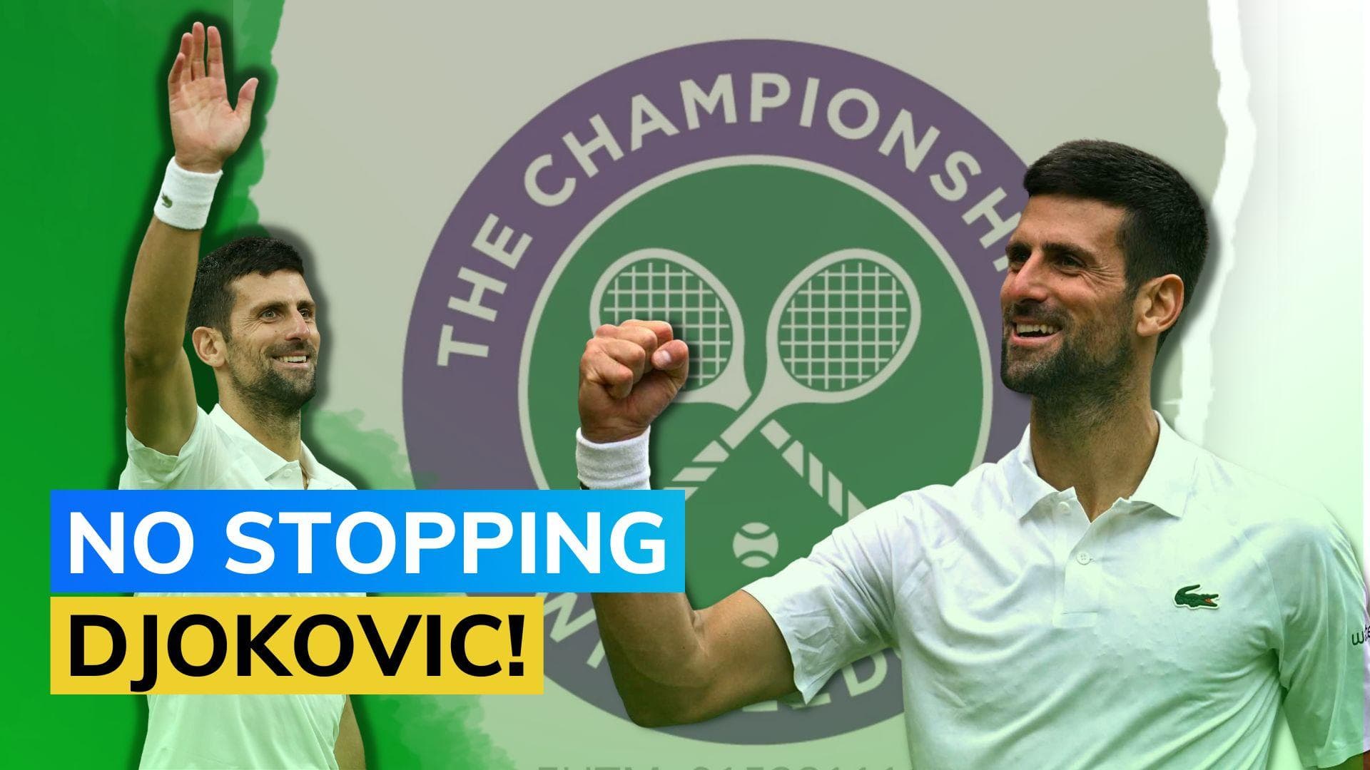 Wimbledon 2023: Novak Djokovic comfortably beats Jannik Sinner to reach 9th final at SW19