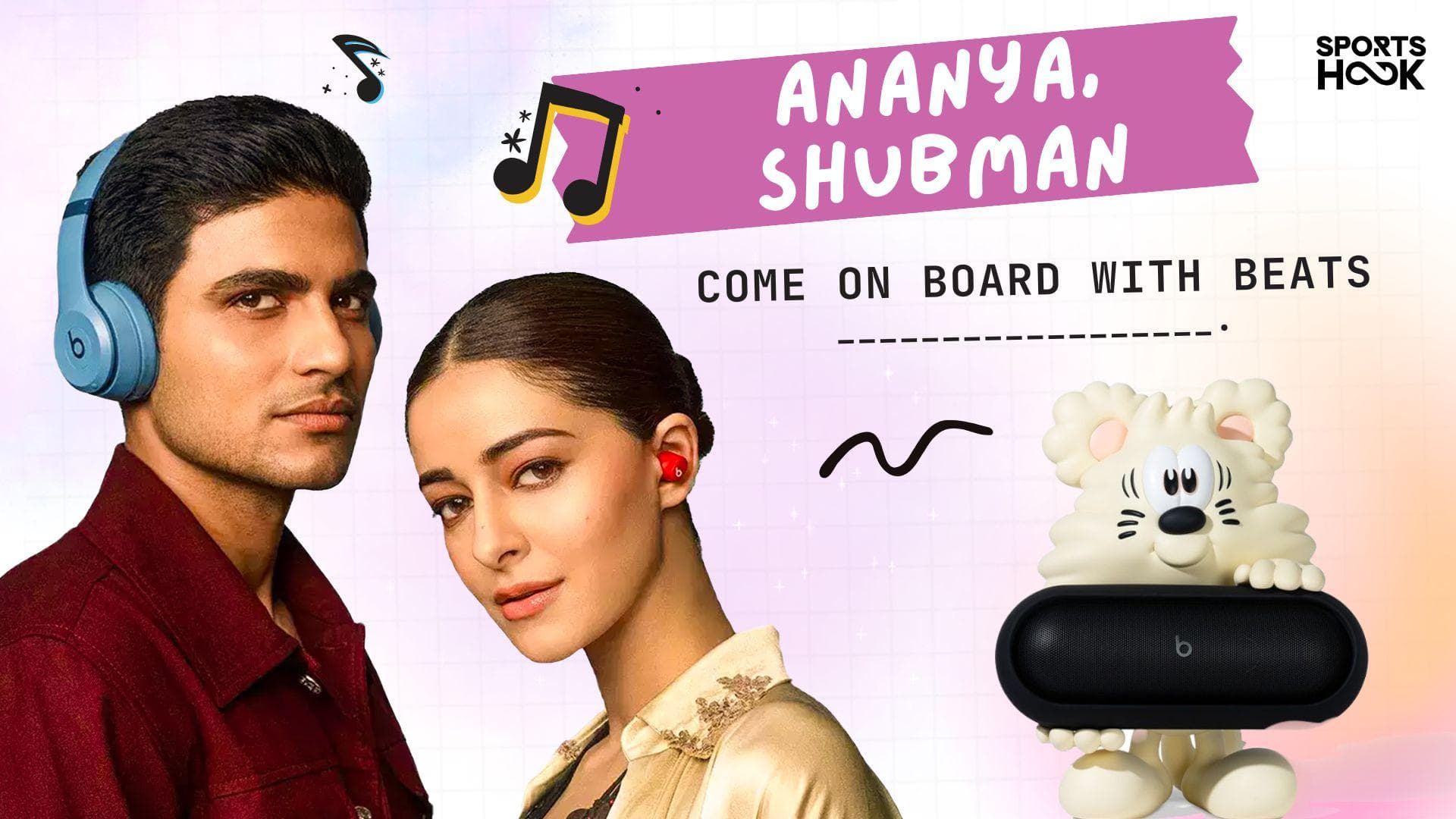 Ananya Pandey and Shubman Gill unite as Beats India ambassadors for new product launch