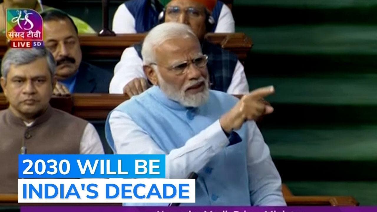 2004-2014 was India's lost decade: PM Modi in Lok Sabha