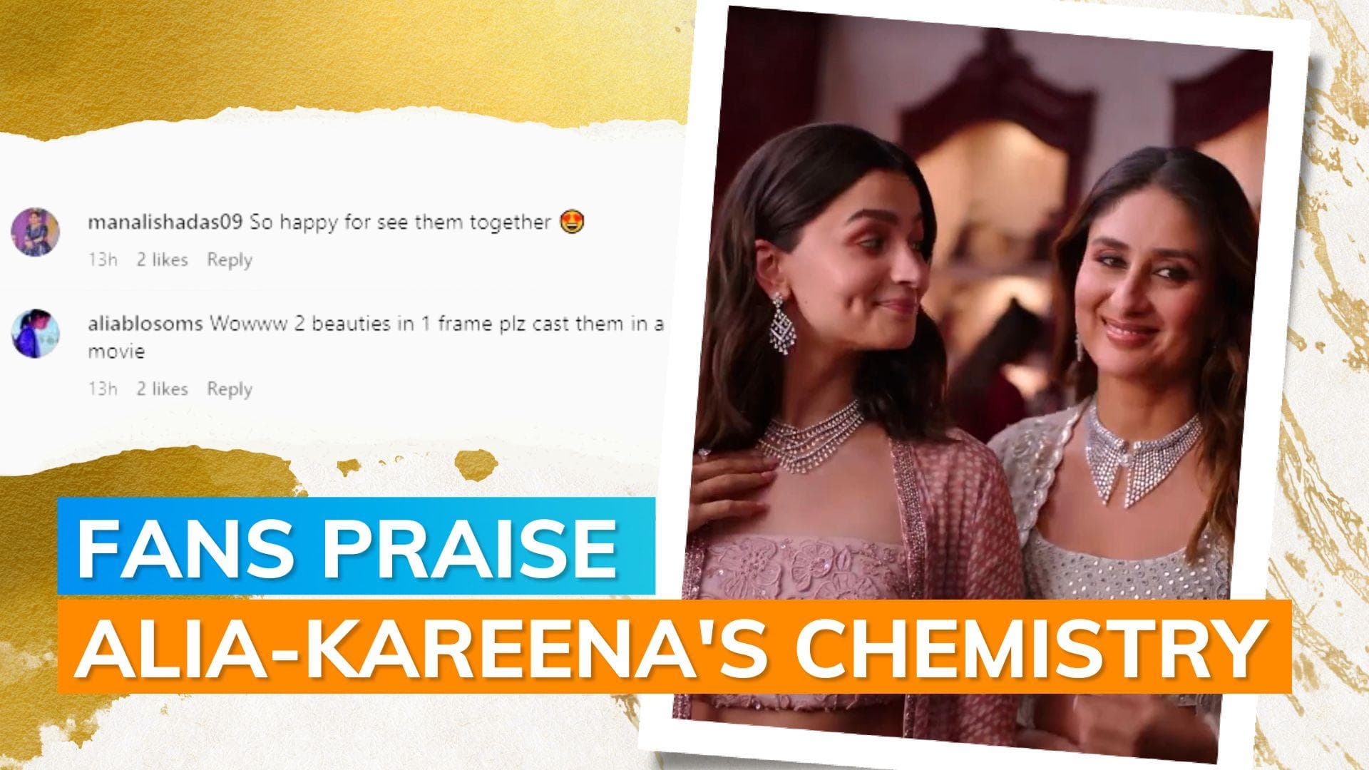 Alia Bhatt-Kareena Kapoor share screen for 1st time for advertisement; fans demand film together
