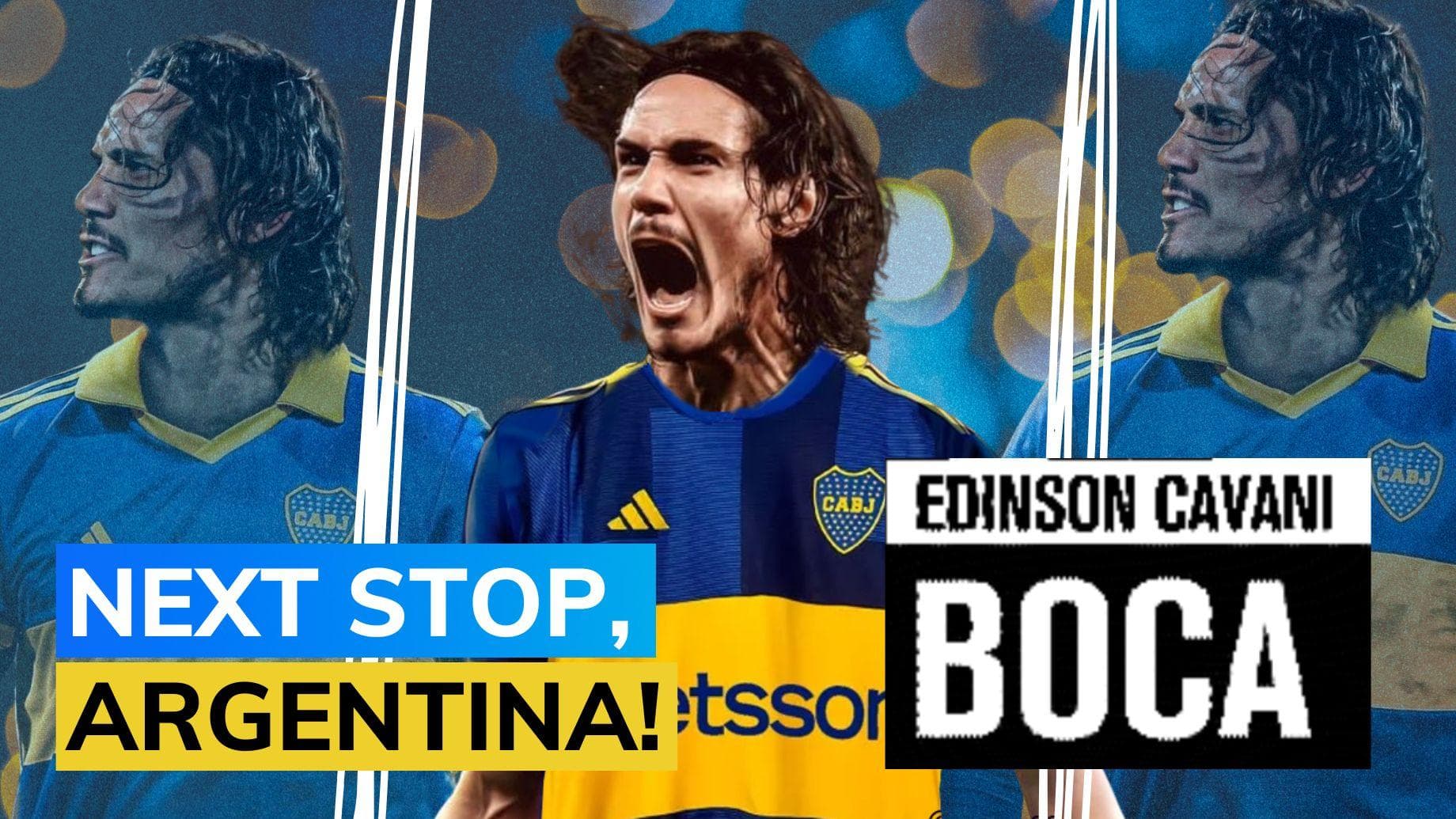 Football transfer: Edinson Cavani joins Boca Juniors