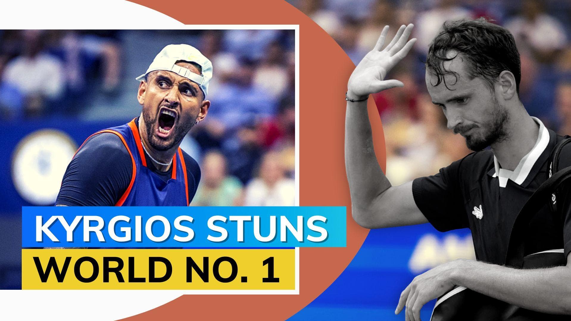 Highlights! US Open: Defending champion Daniil Medvedev crashes out, loses to Nick Kyrgios in round 4
