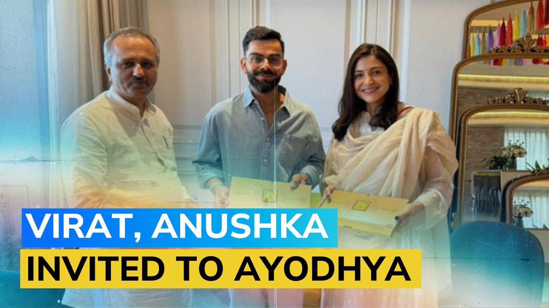 Virat Kohli, Anushka Sharma invited for 'Pran Pratishtha' ceremony in Ayodhya