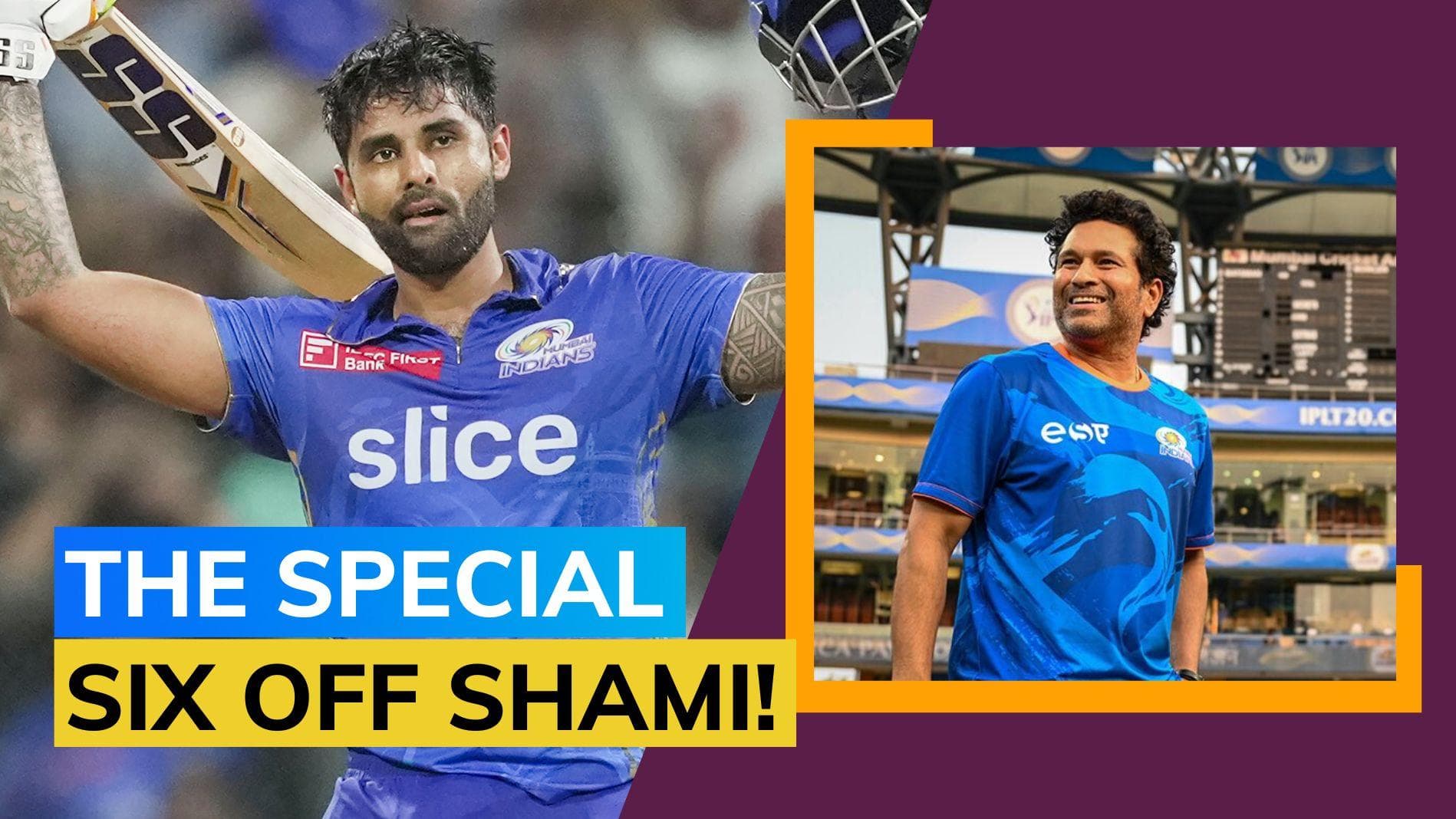 'Not many batters can...': Suryakumar Yadav's stunning six impresses Sachin Tendulkar 