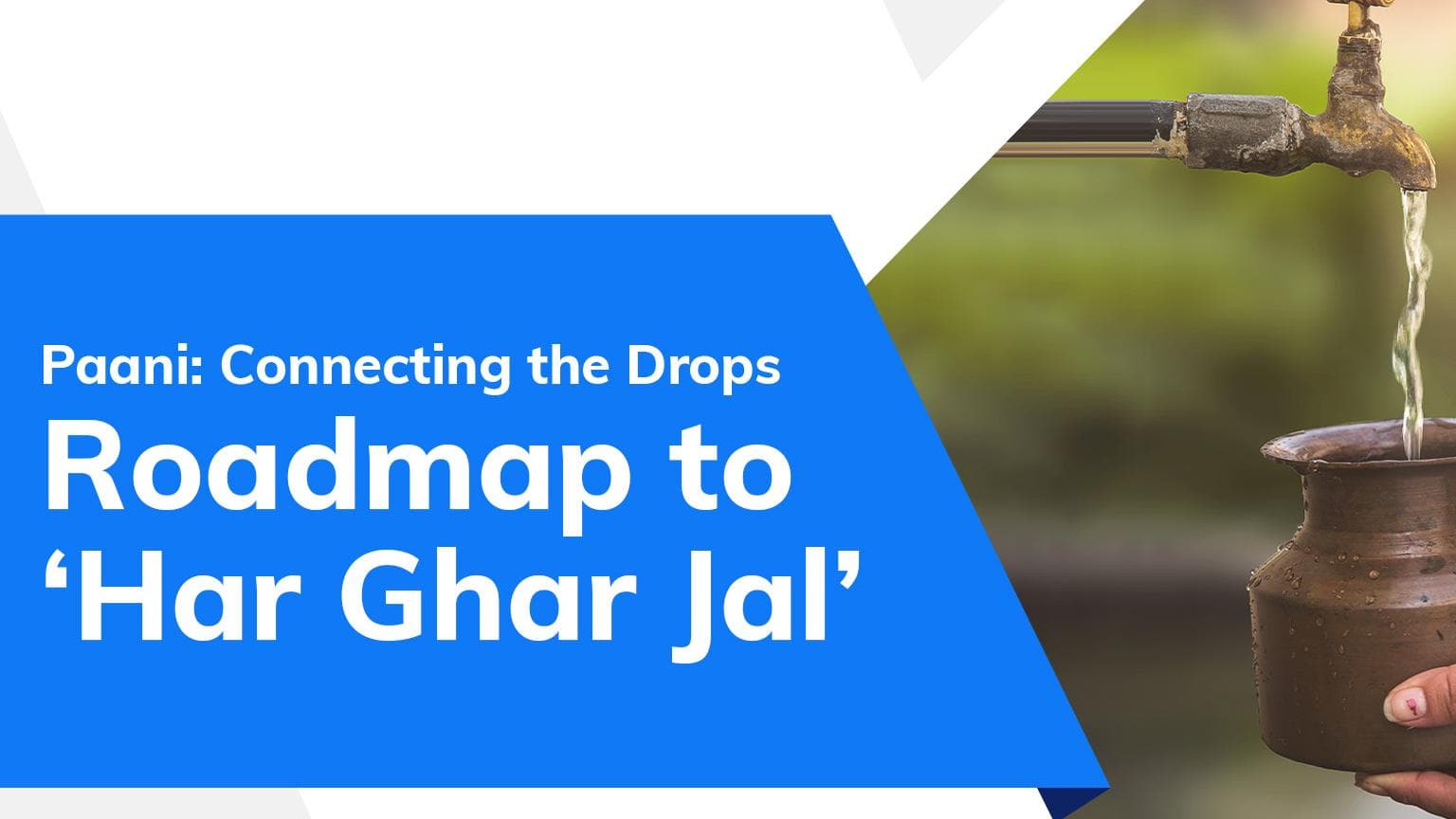 How many ghars left till 'Har Ghar Jal'?