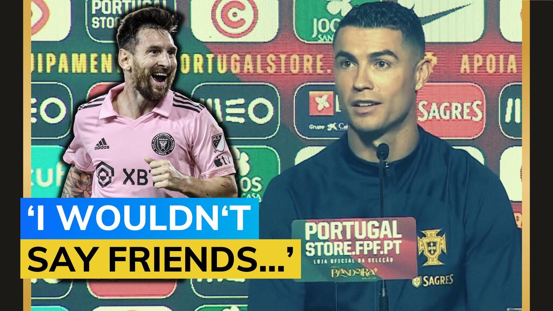 Watch: Cristiano Ronaldo says his rivalry with Lionel Messi is now over | Viral video