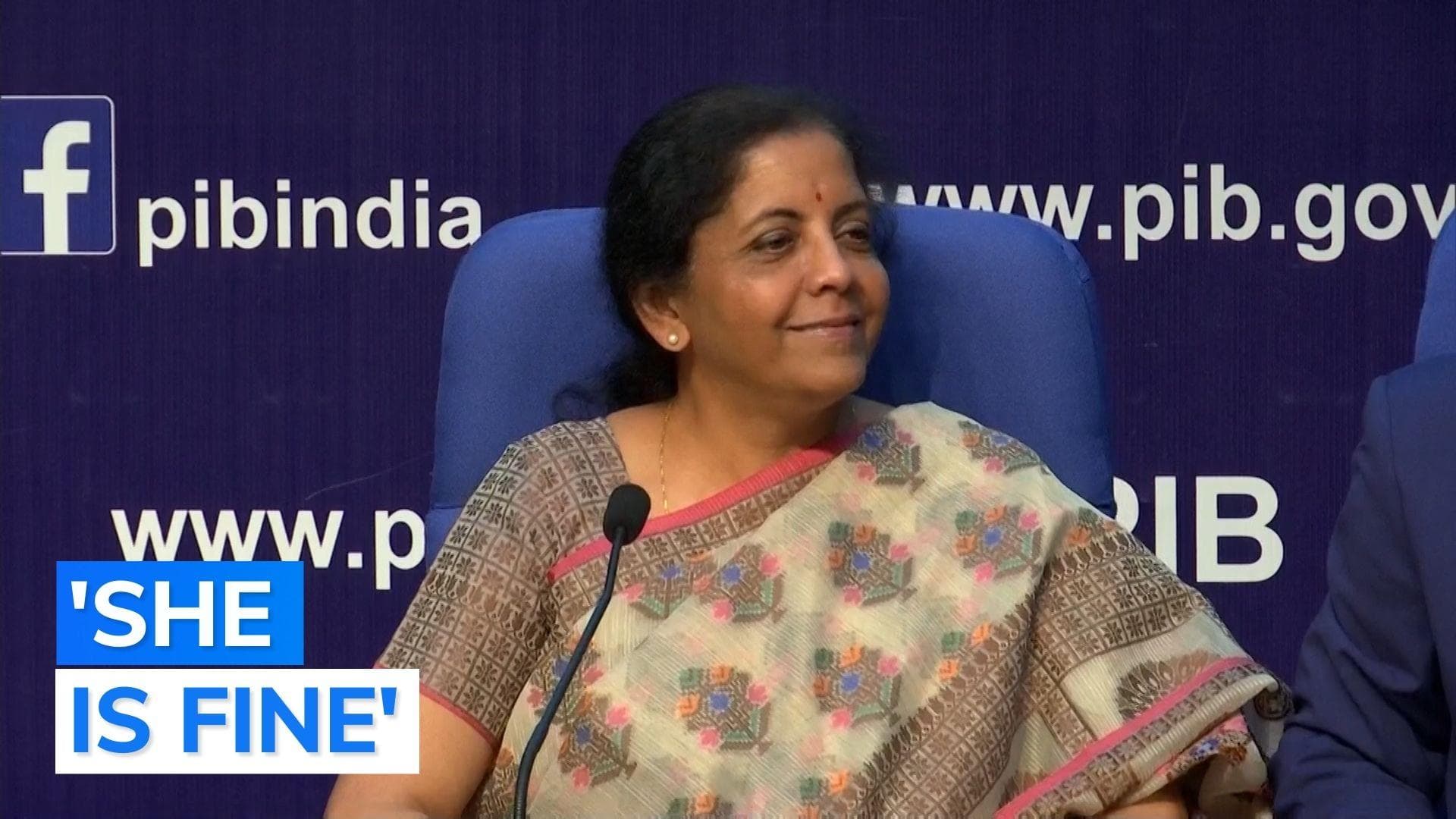 Union Finance Minister Sitharaman admitted to AIIMS: report