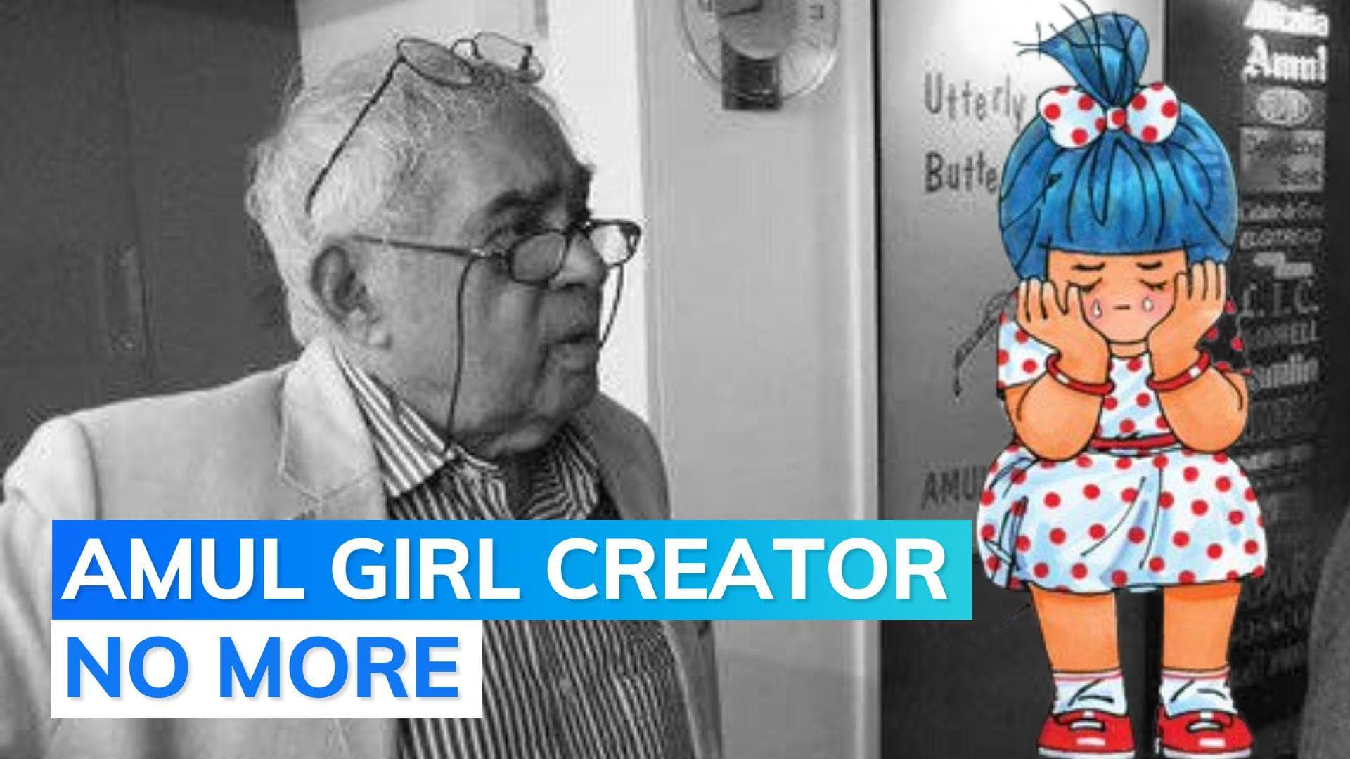 Sylvester daCunha, the man behind Amul Girl, dies