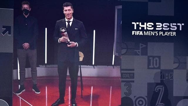 Robert Lewandowski wins his 2nd FIFA BEST award in a row