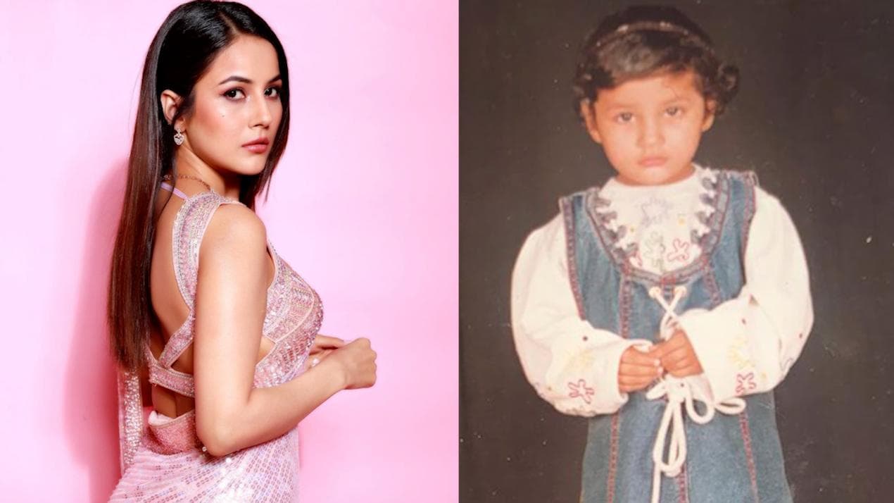 Shehnaaz Gill reminisces about her childhood in a throwback picture