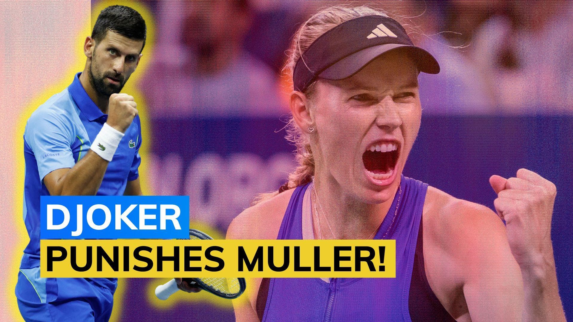 US Open 2023: Winning starts for Novak Djokovic and Caroline Wozniacki | Watch highlights