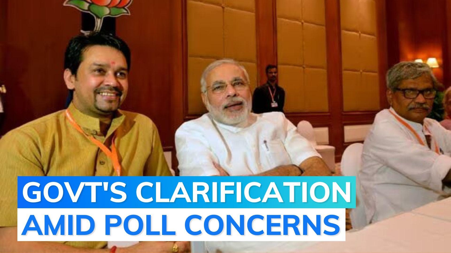 One Nation, One Election row: Anurag Thakur says no plans to delay or advance polls