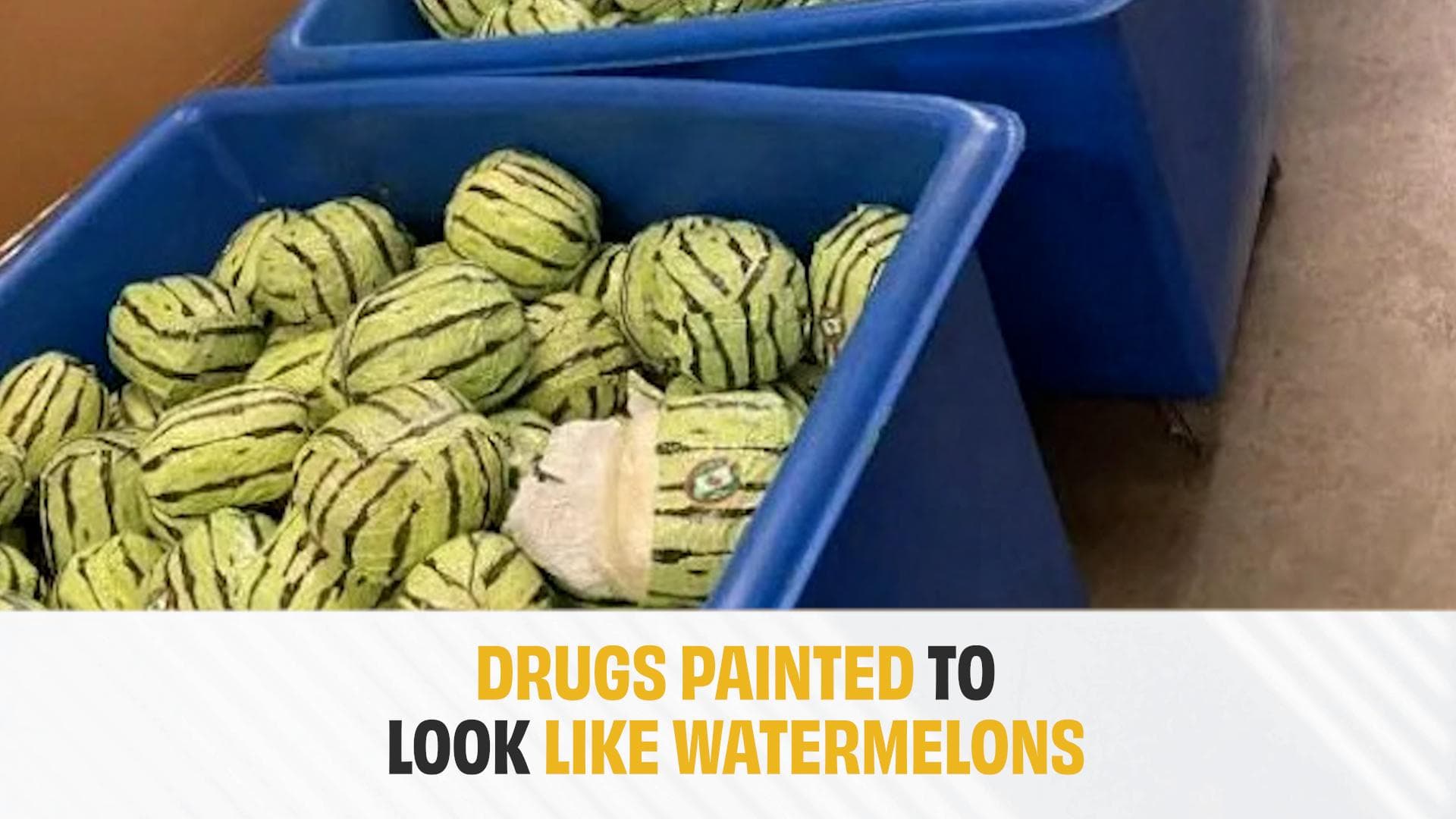Smuggler Disguised Meth Worth $5 Mn As Watermelons, Held At US-Mexico Border