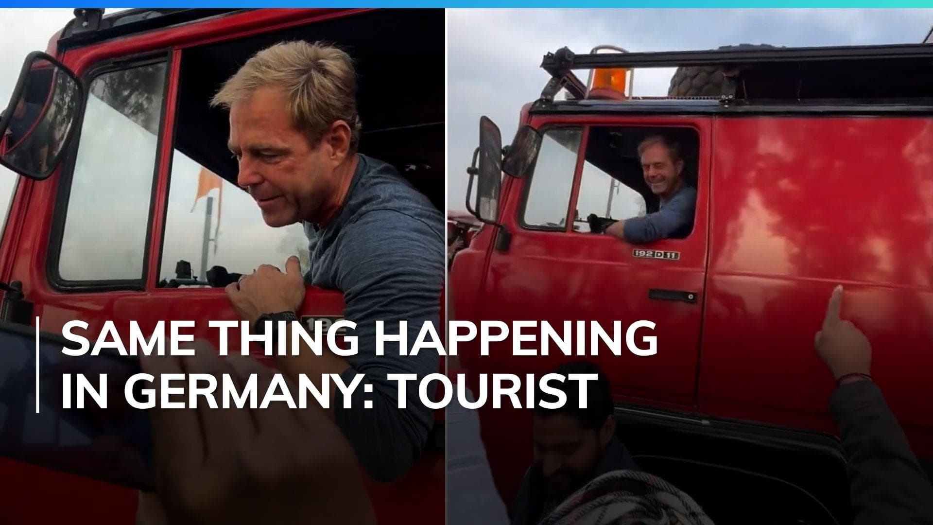 Watch: German tourist supports Indian farmers' protest