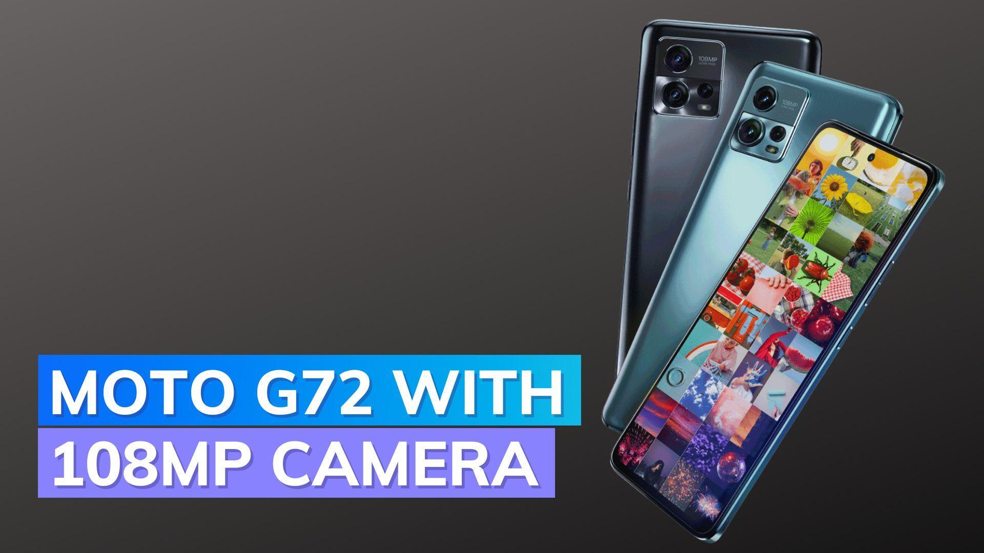 Motorola G72 with 108MP camera launched in India