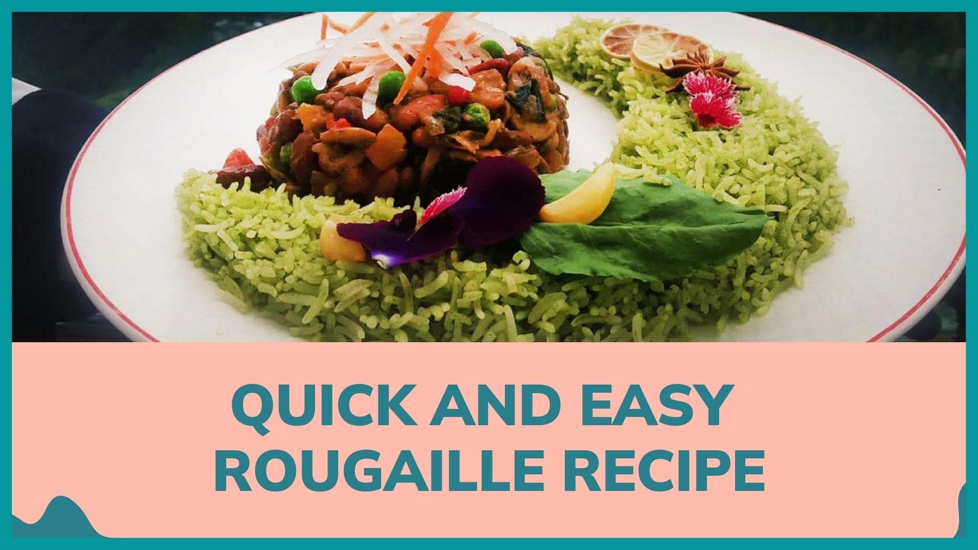 Easy recipe to make Rougaille with Himalayan Kidney Beans and Solan Mushrooms at home 
