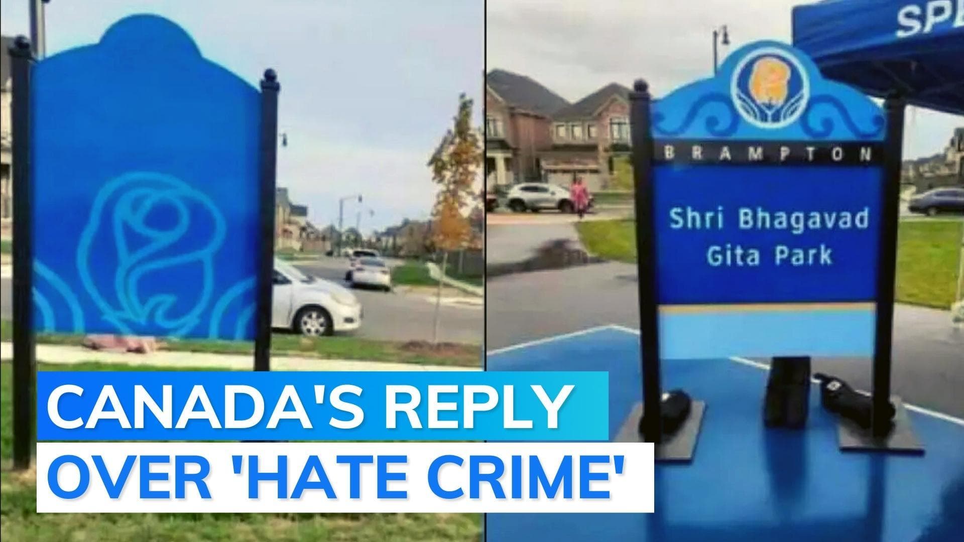 Canada: after 'vandalism' charges at Bhagavad Gita Park, officials issue clarification