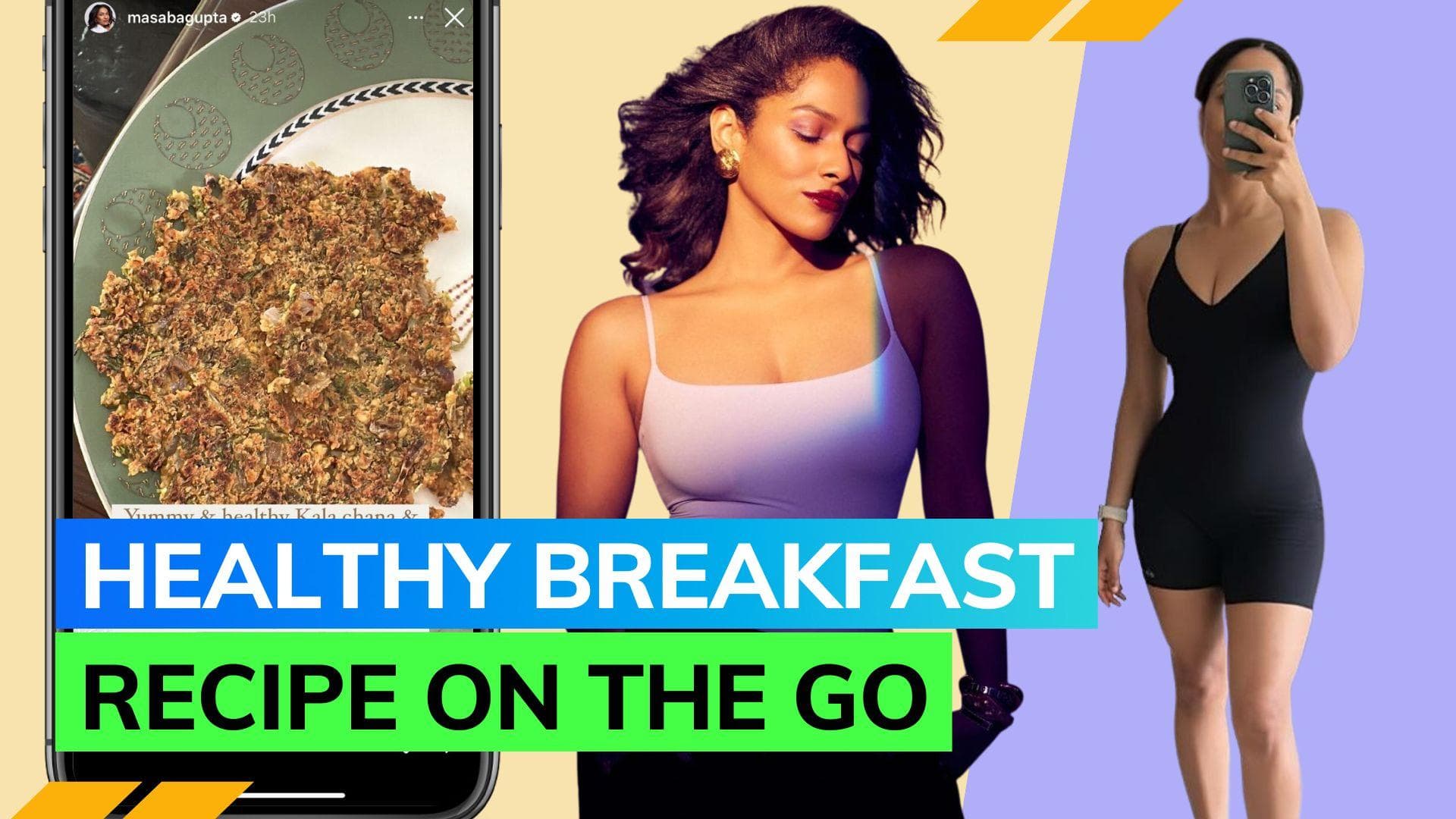 Masaba Gupta loves kala chana, green moong chilla loaded with nutrients and energy; here's the recipe