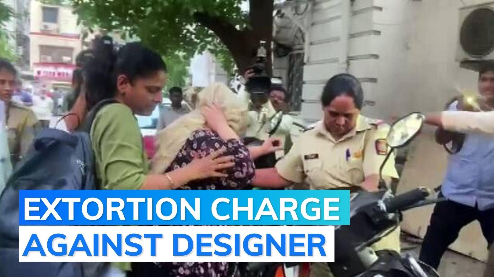 Maharashtra: designer accused of offering bribe to Amruta Fadnavis sent to police custody